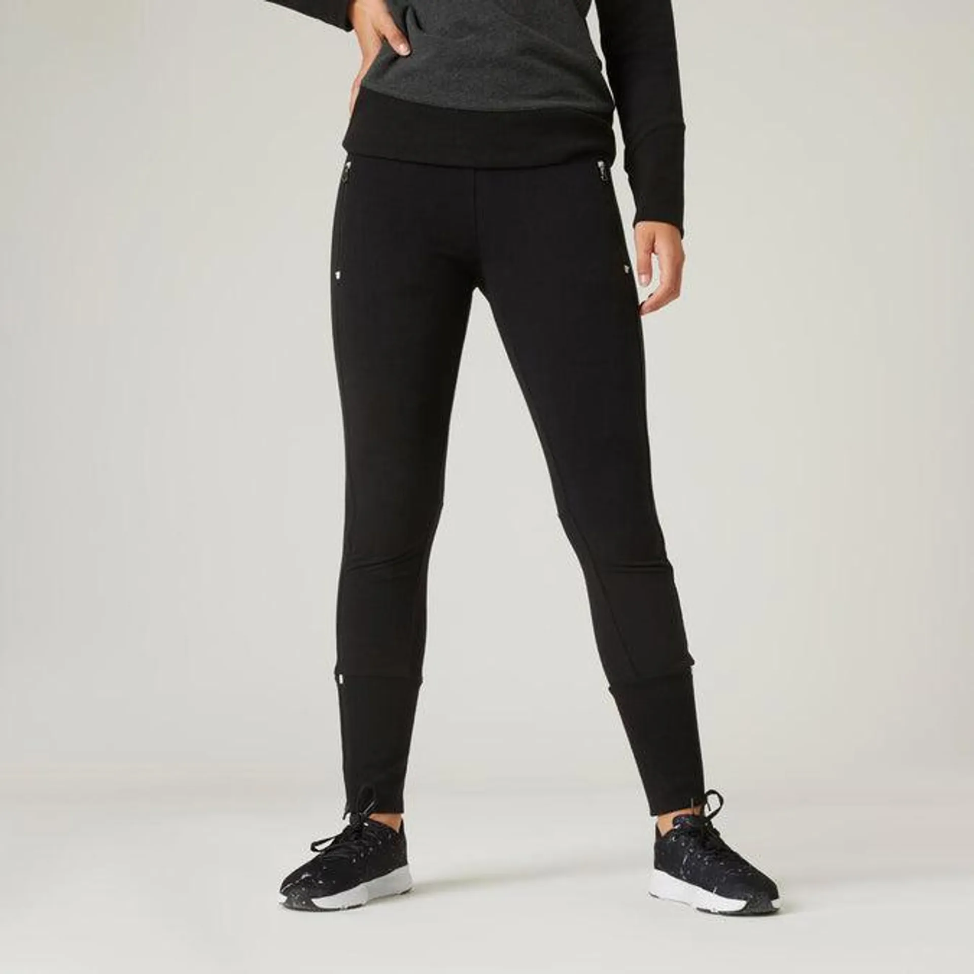 Women's Fitted Fitness Jogging Bottoms 520