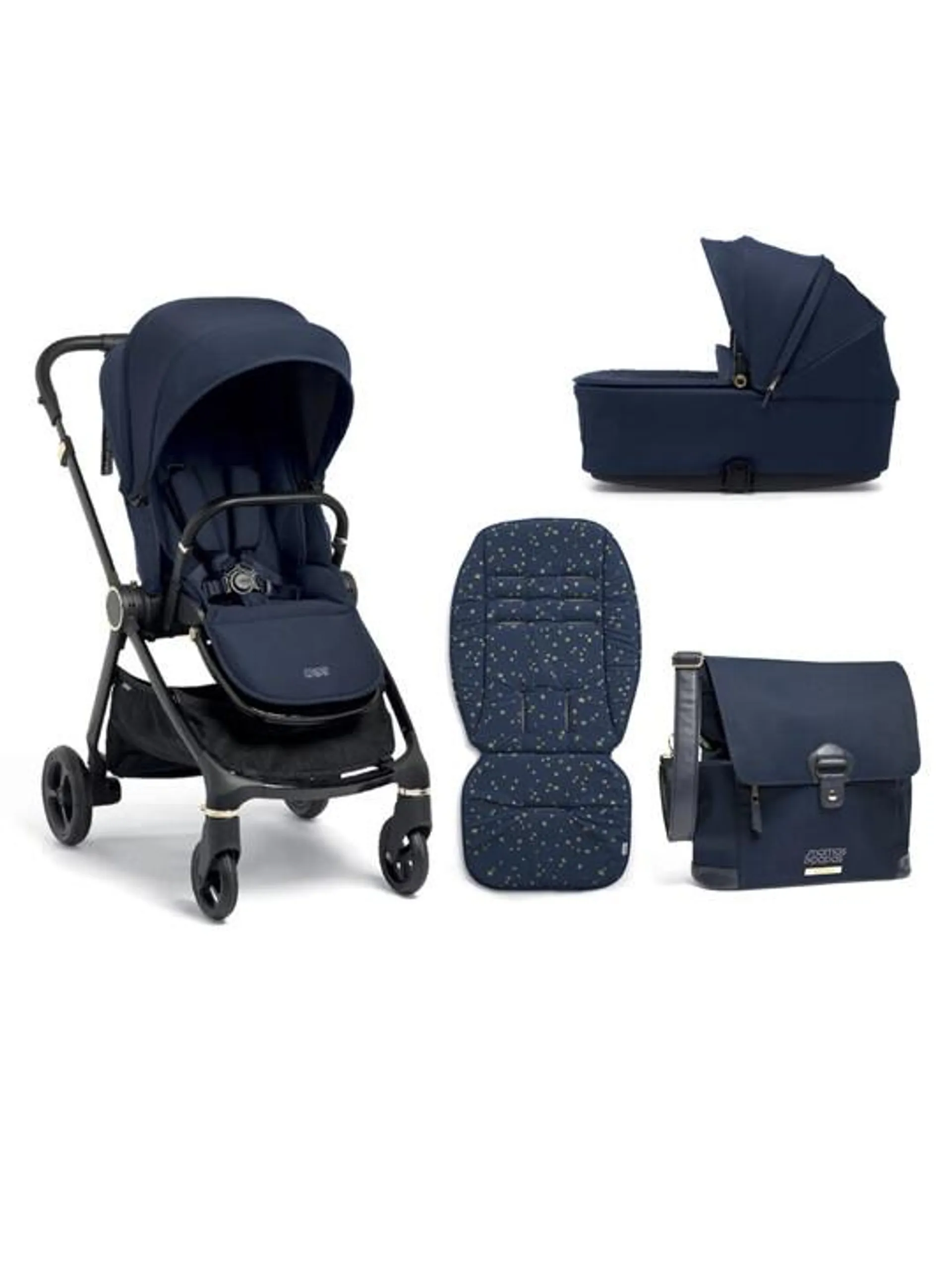 Strada 4 Piece Bundle with Changing Bag - Midnight