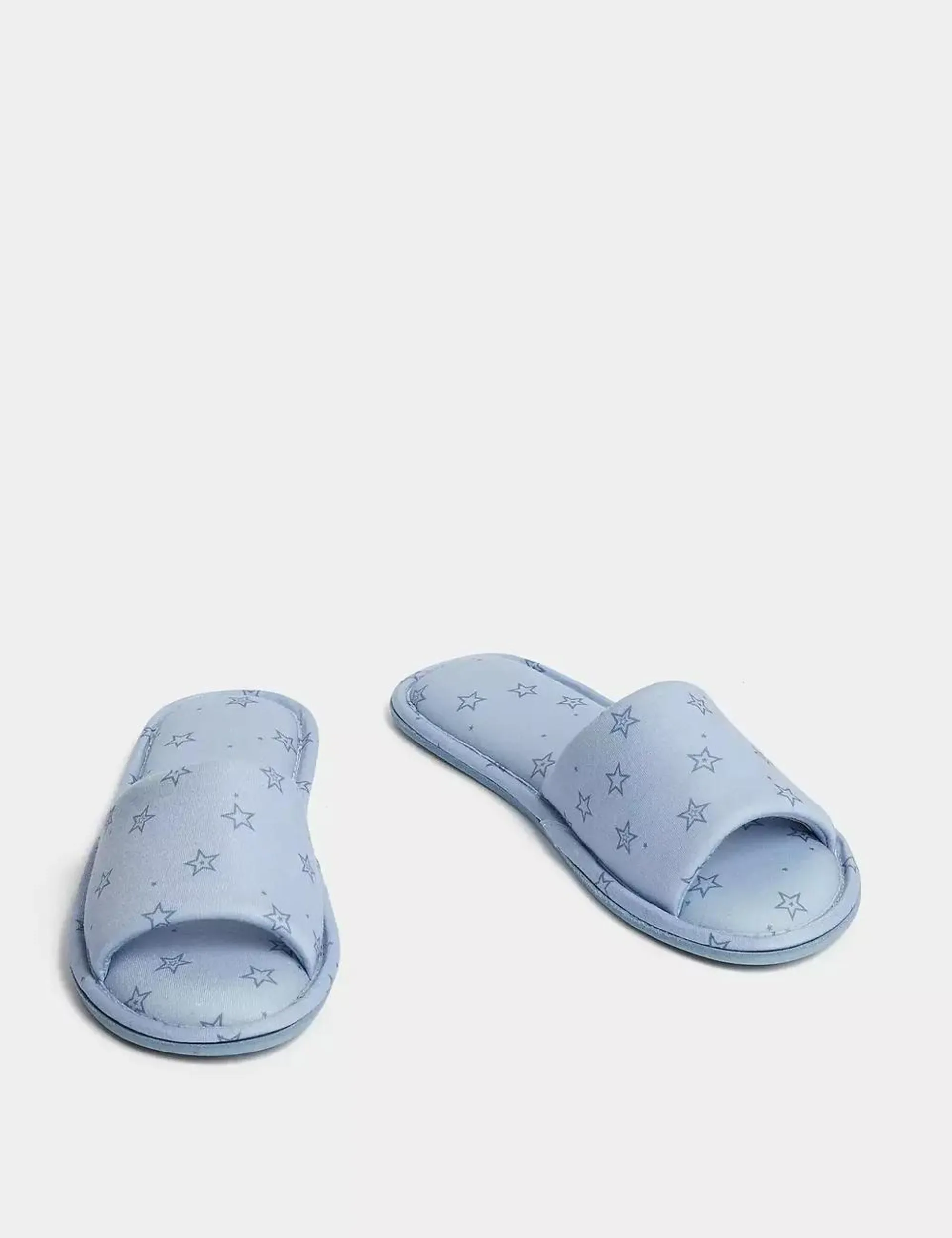 Star Open Toe Slider Slippers