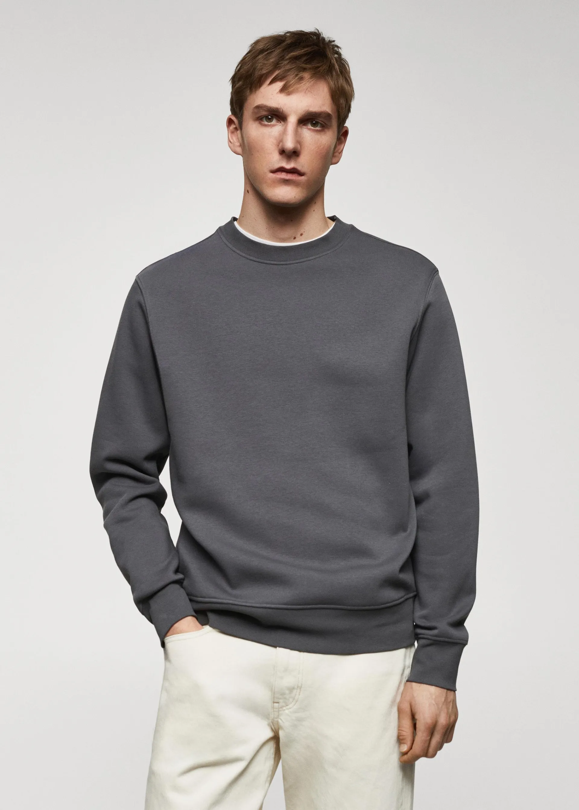 Lightweight cotton sweatshirt