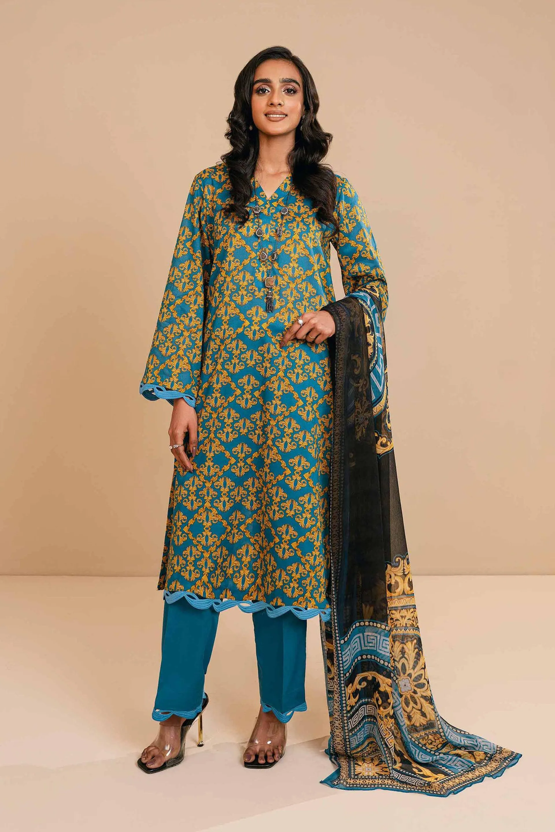 3 Piece - Printed Suit - 42301890