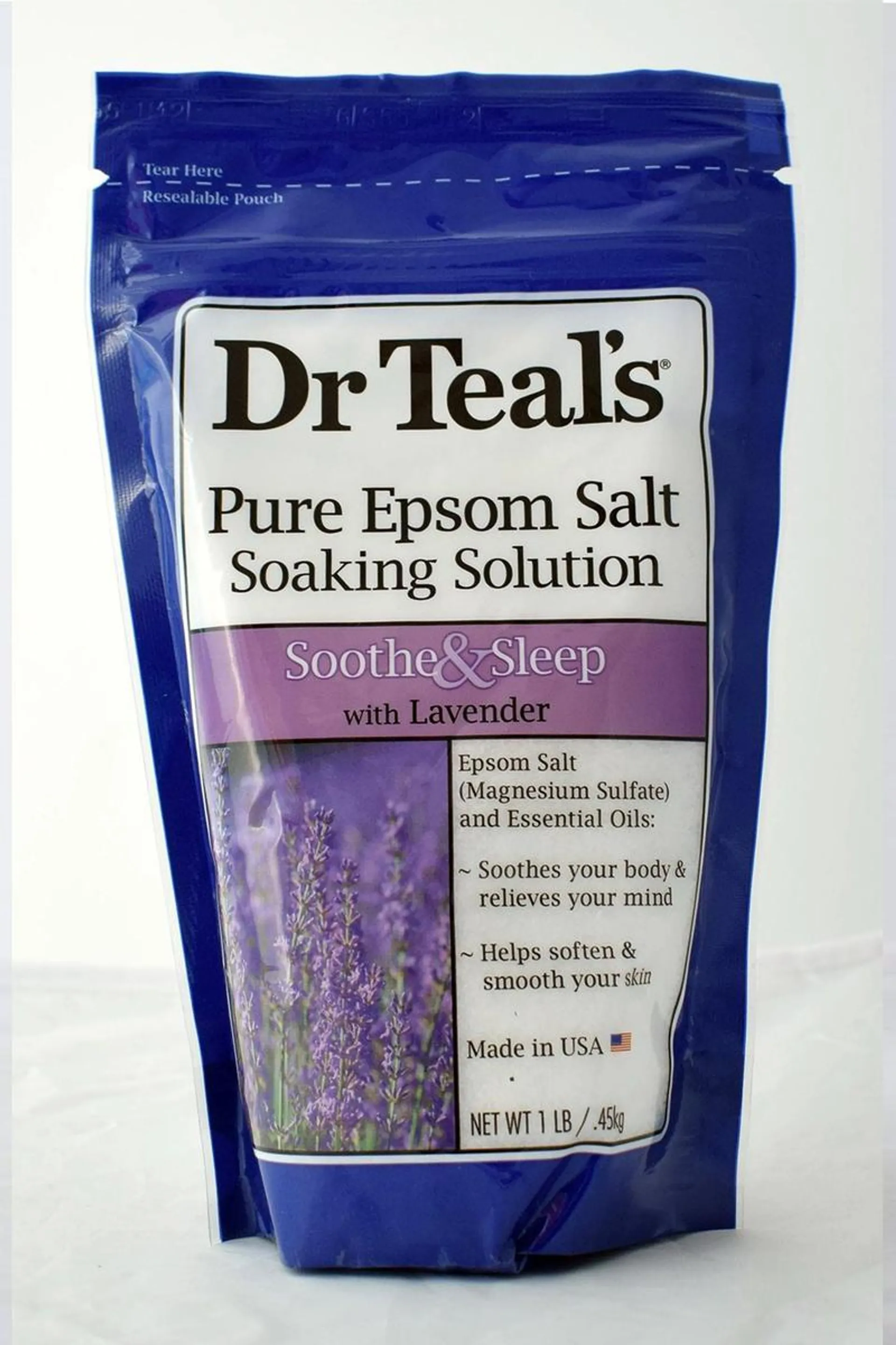 Dr. Teal's Epsom Bath Salt Lavender 450g