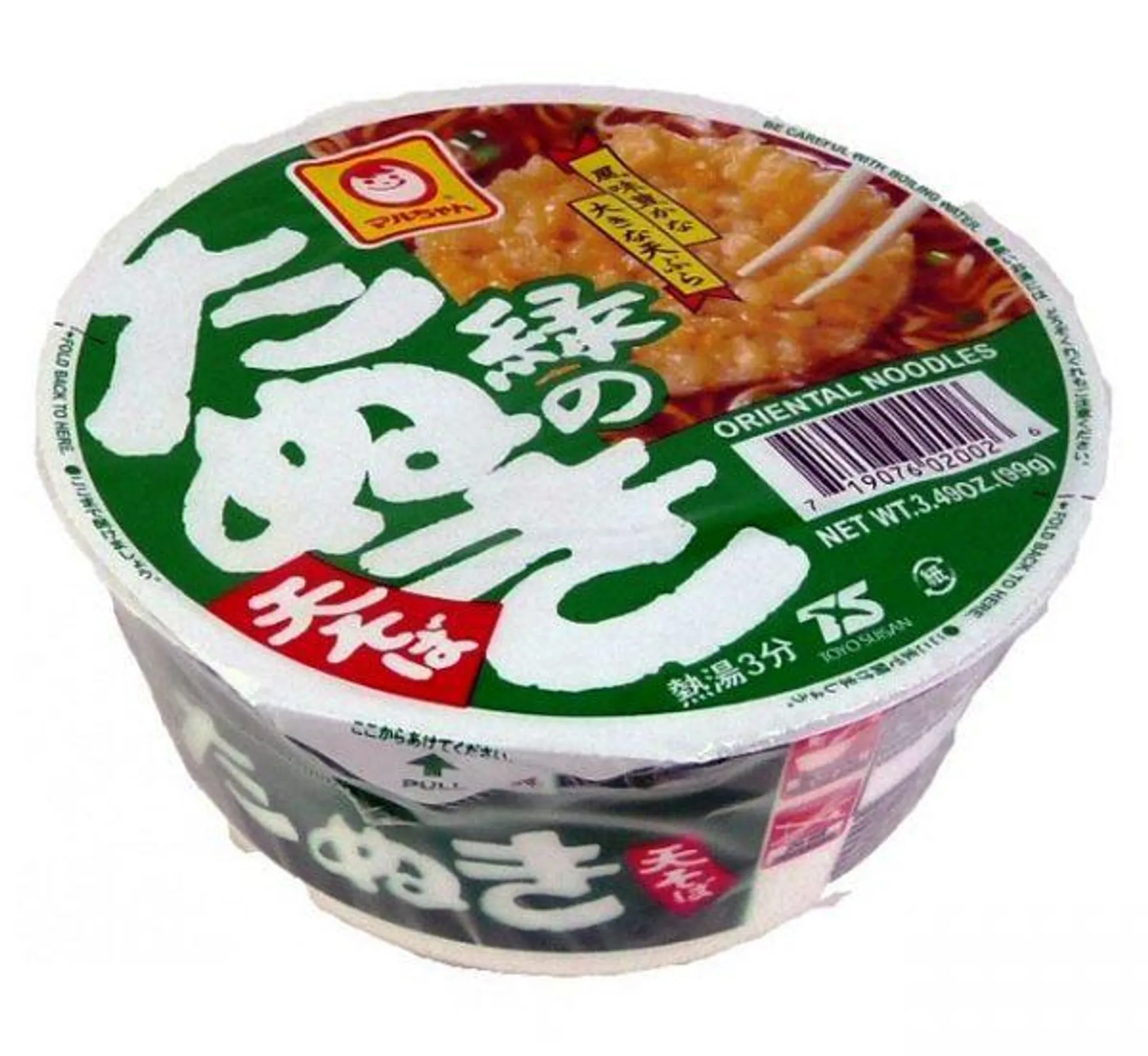 Instant Cup Noodle With Soup Base – Midori No Tanuki Soba – 99g