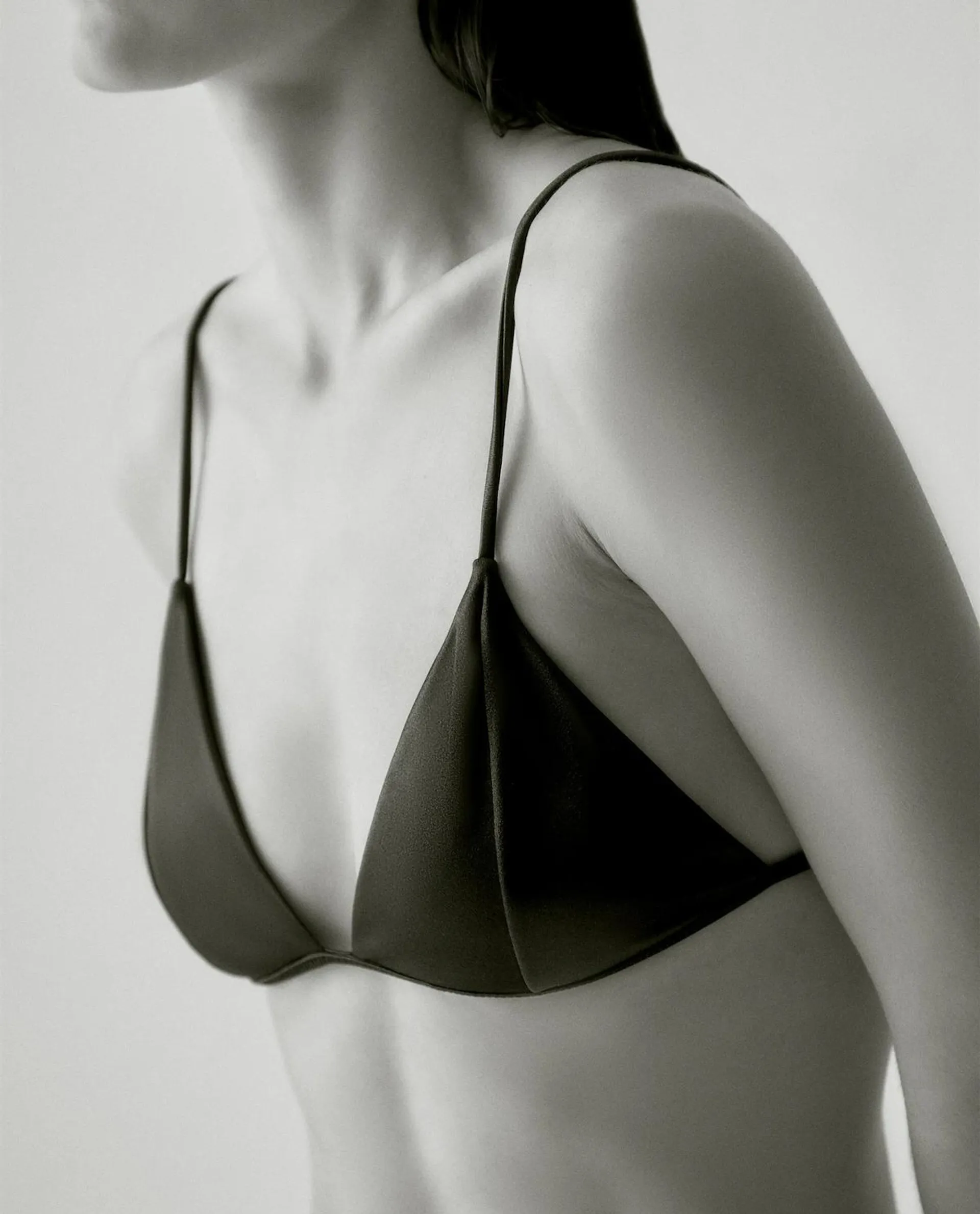 SATIN BIKINI TOP