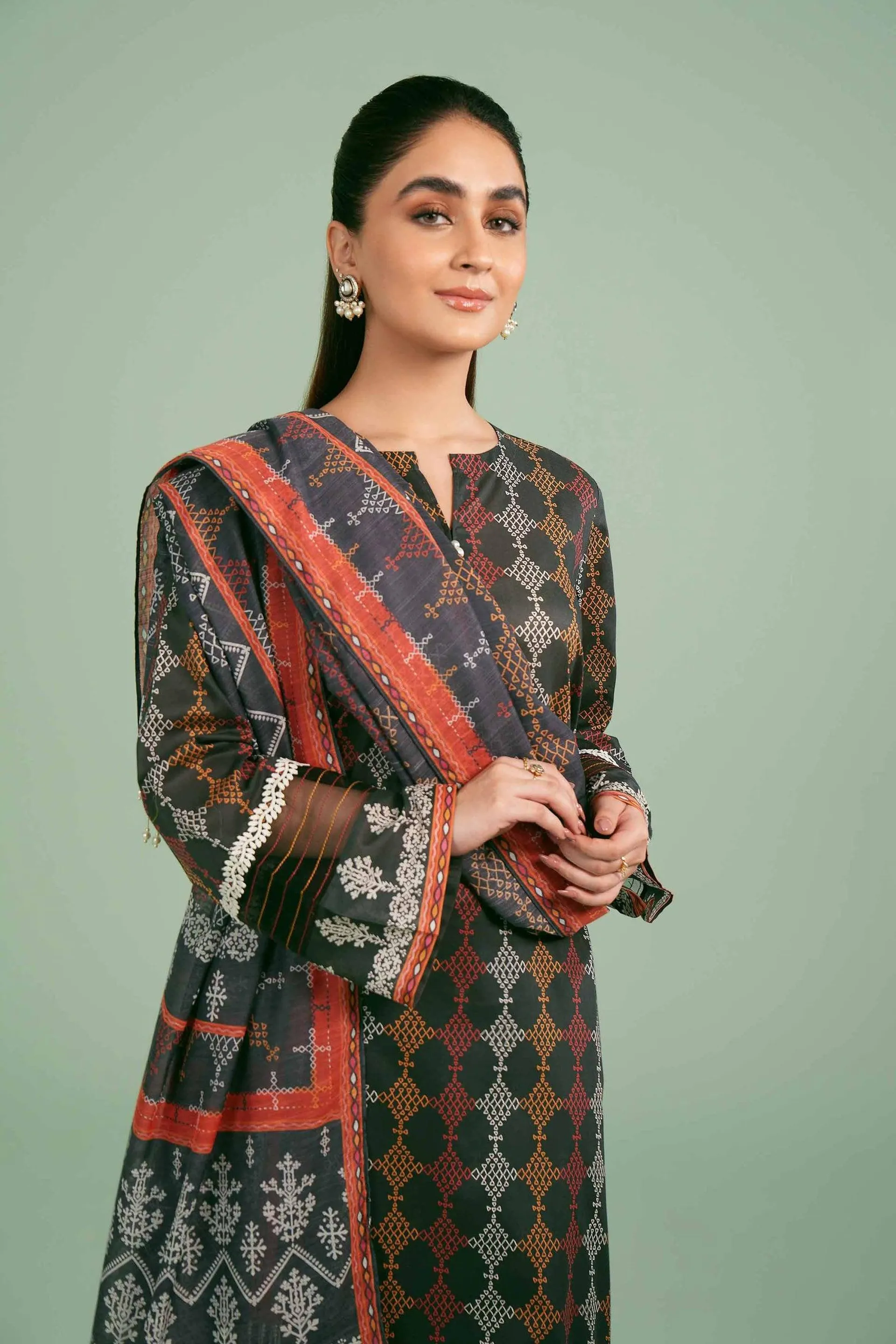 3 Piece - Printed Suit - 42401411