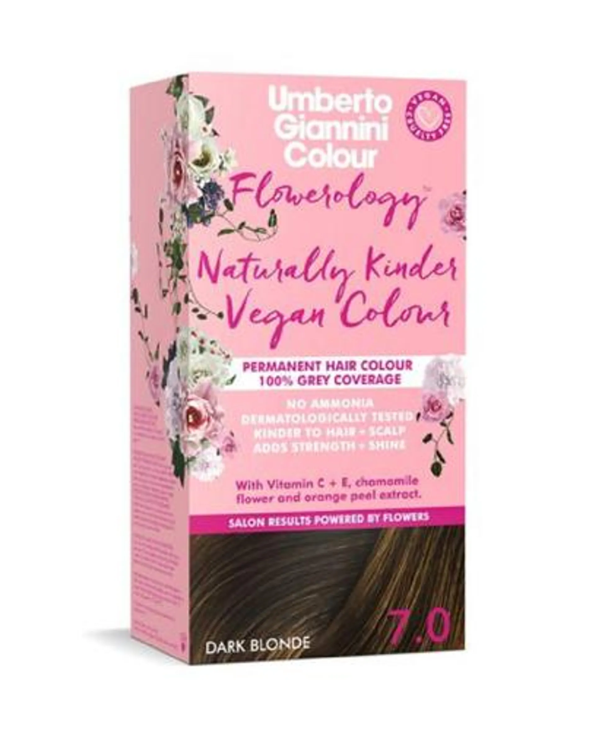 Umberto Giannini Flowerology Vegan Colour Dark Blonde 7.0l