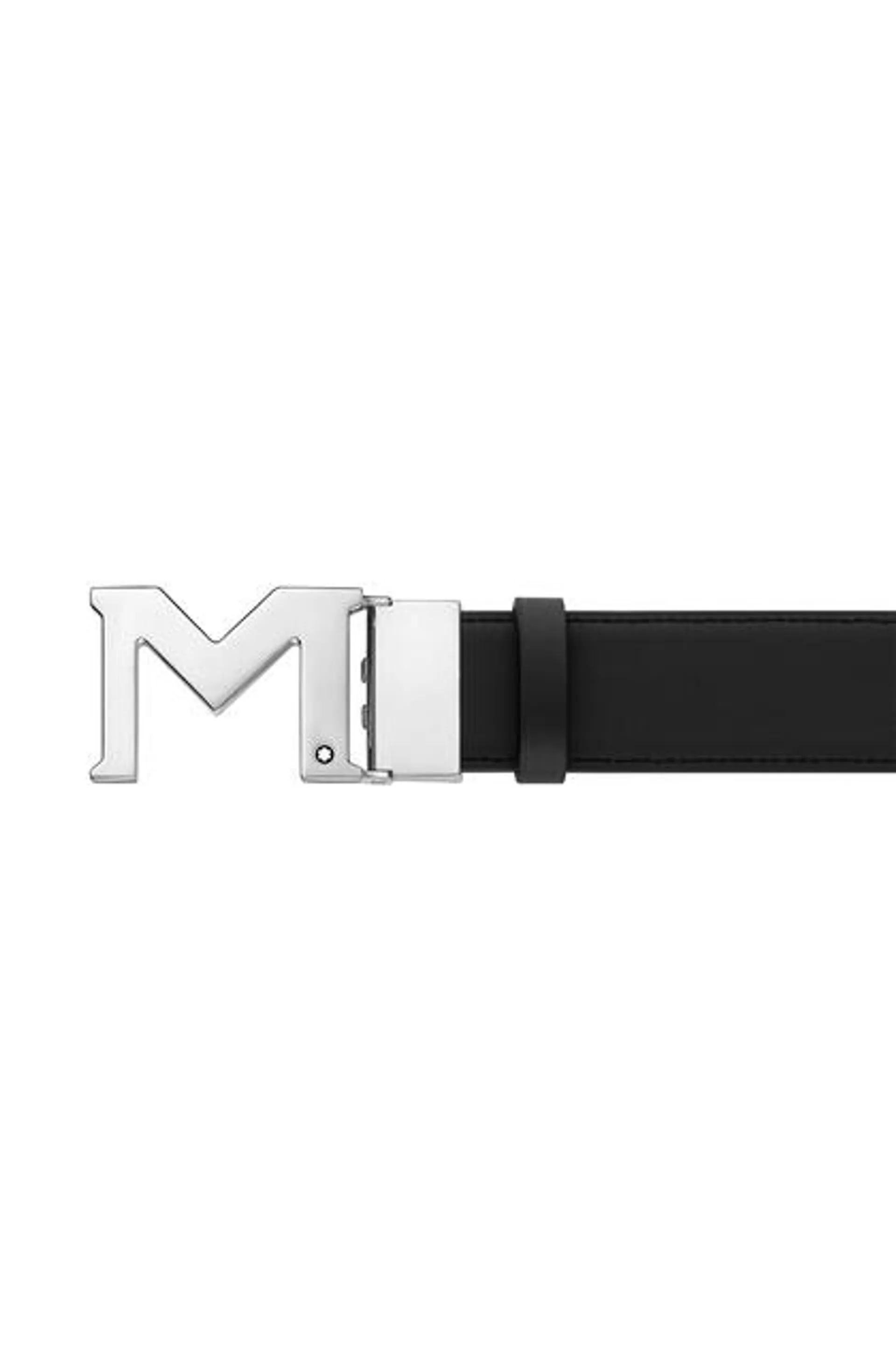 M Buckle Palladium-Coated Belt