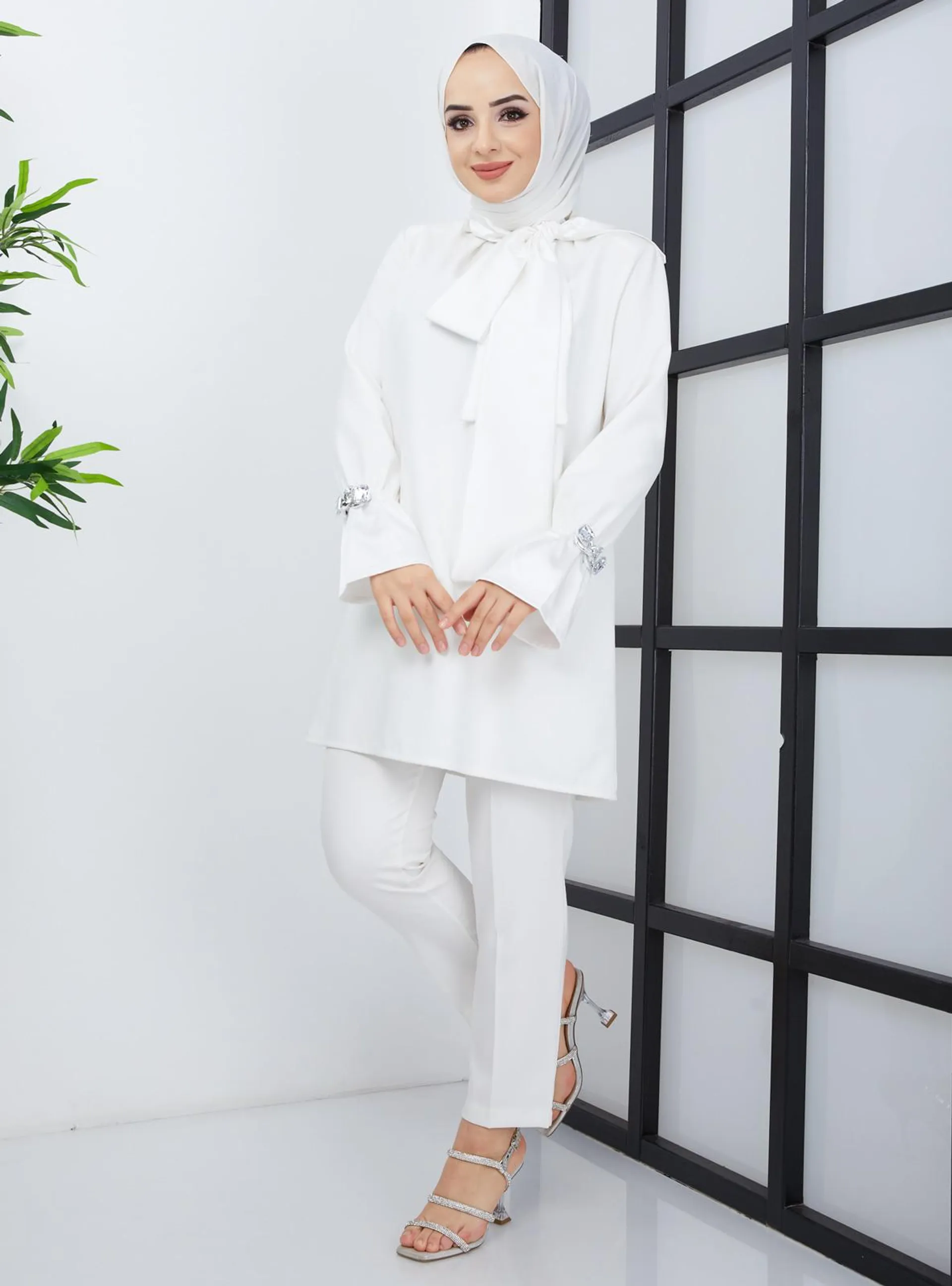 Ecru Suit