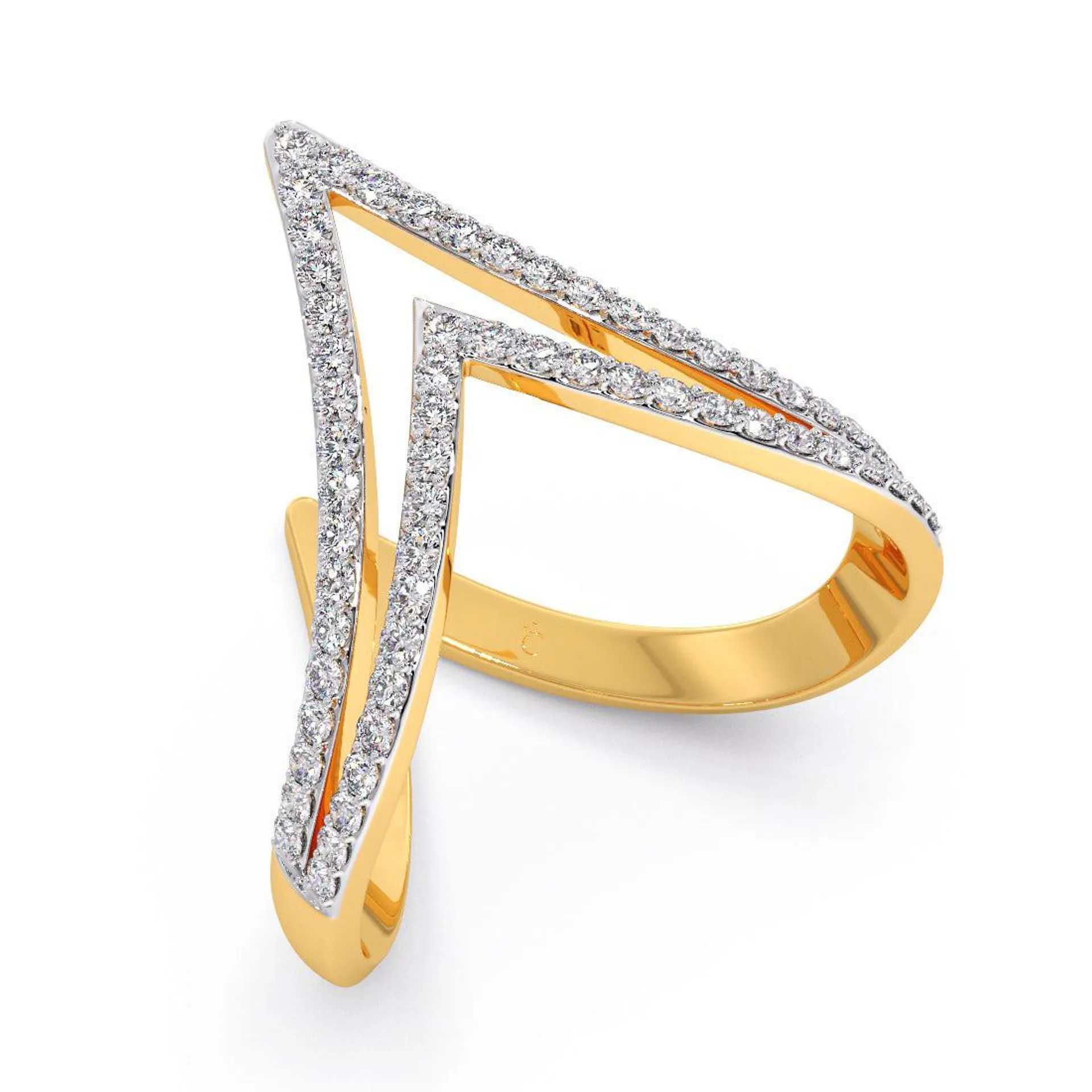 Kettai Vanki Diamond Ring