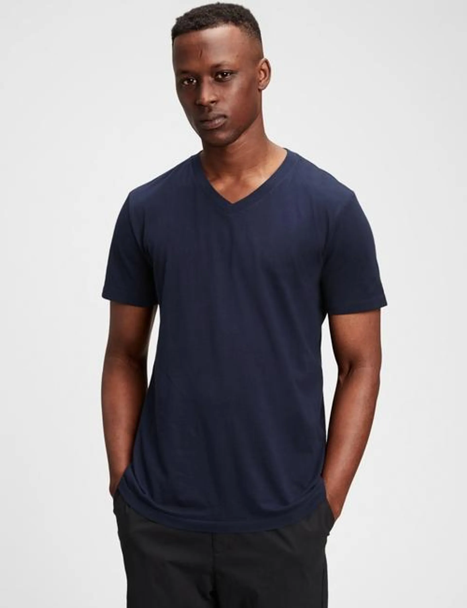 Jersey V-Neck T-Shirt