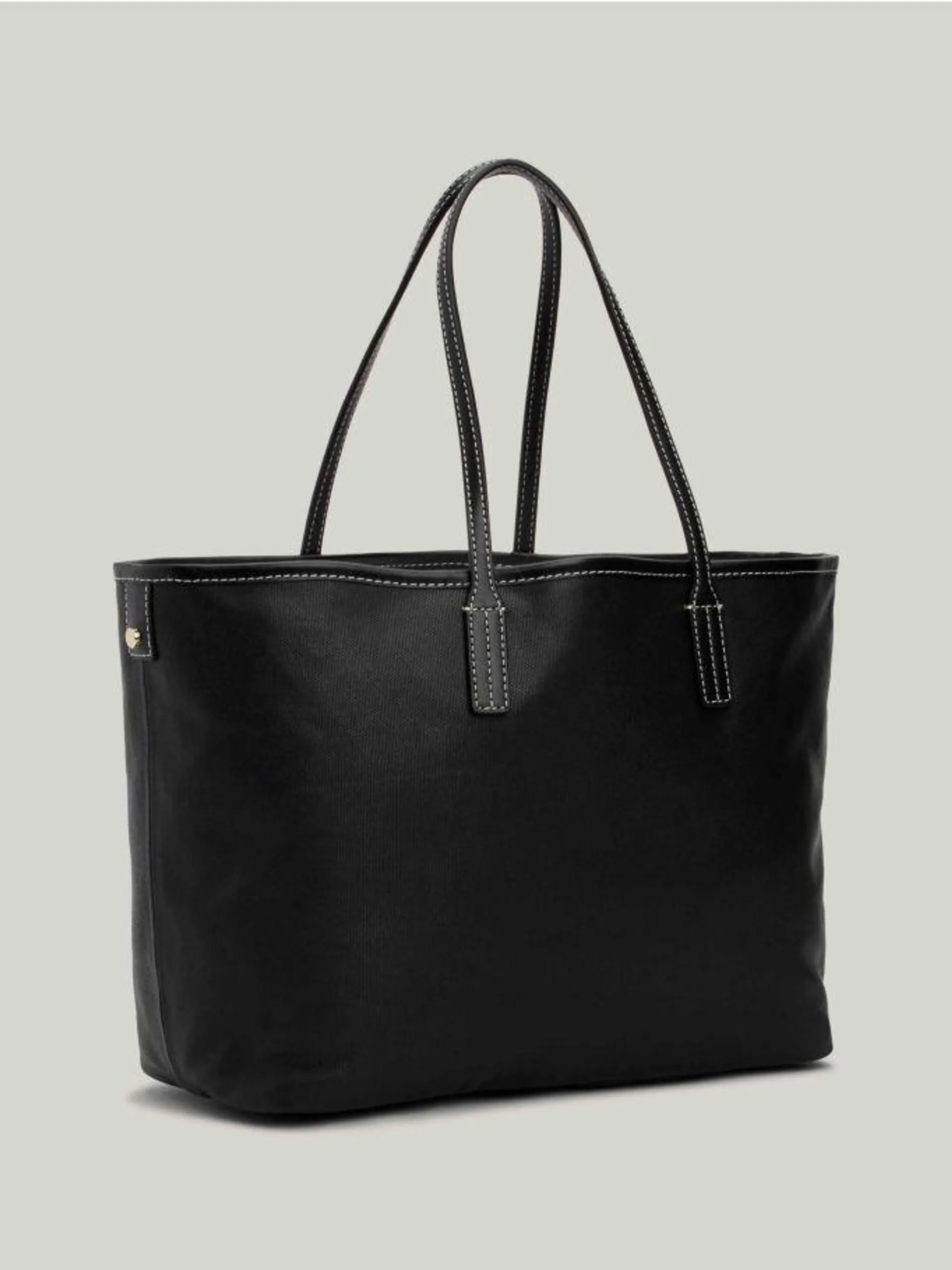 Monogram Leather Tote Bag