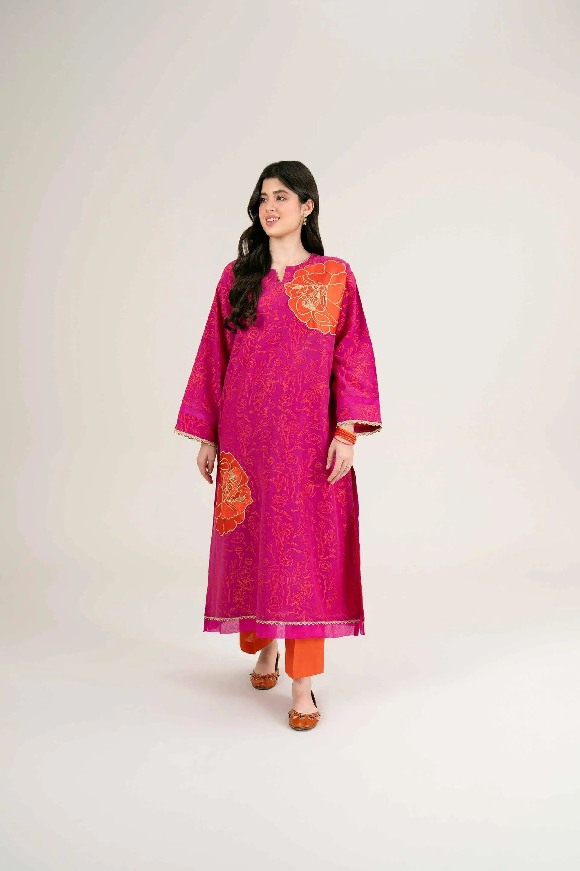 2 Piece - Jacquard Embroidered Suit - 42401748