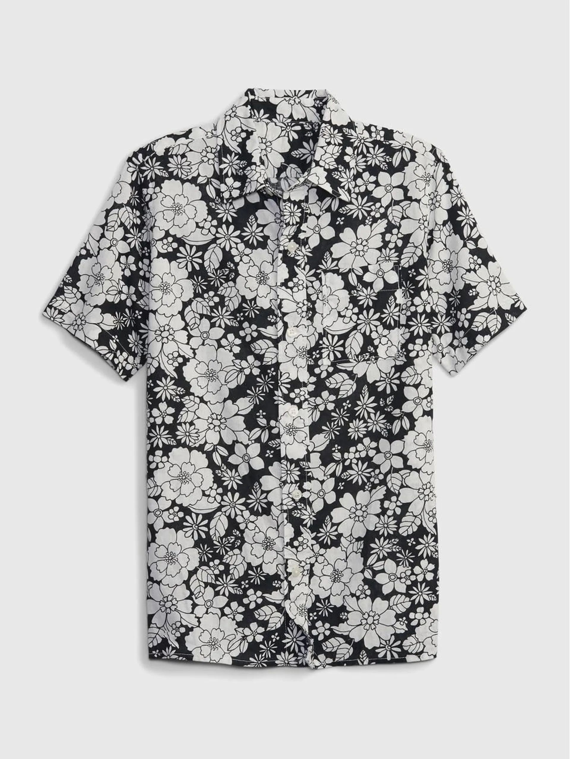 Kids Linen-Cotton Oxford Shirt