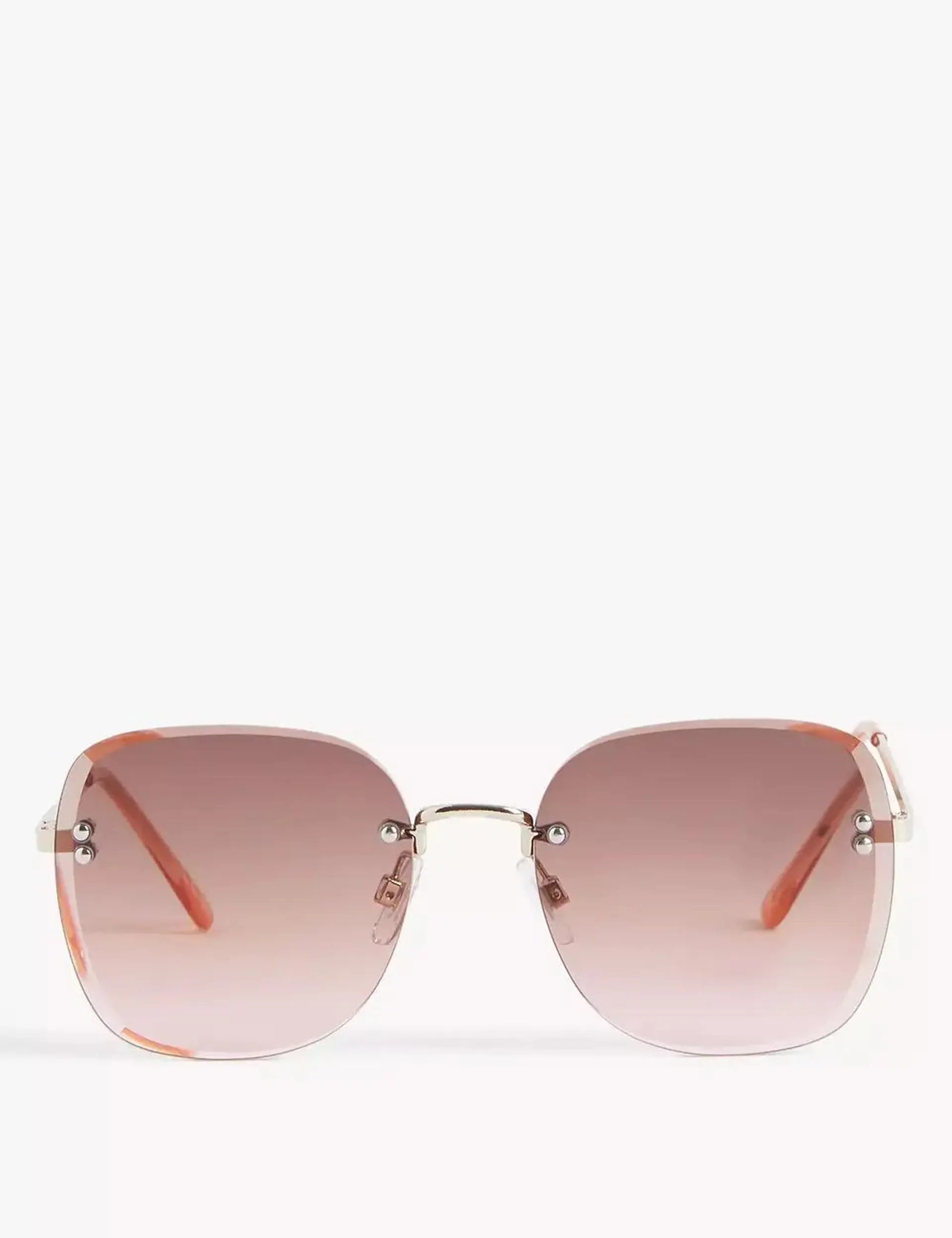 Rimless Square Sunglasses