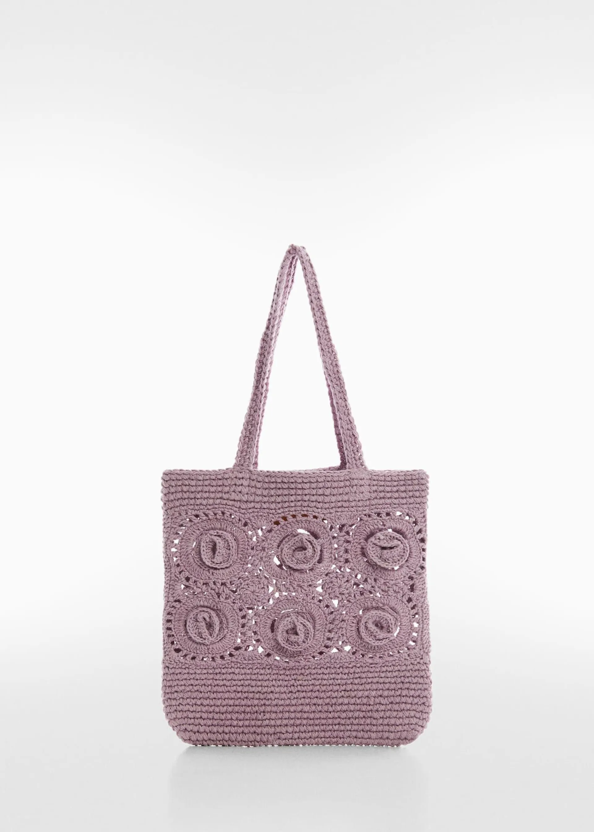 Flowers crochet mini bag