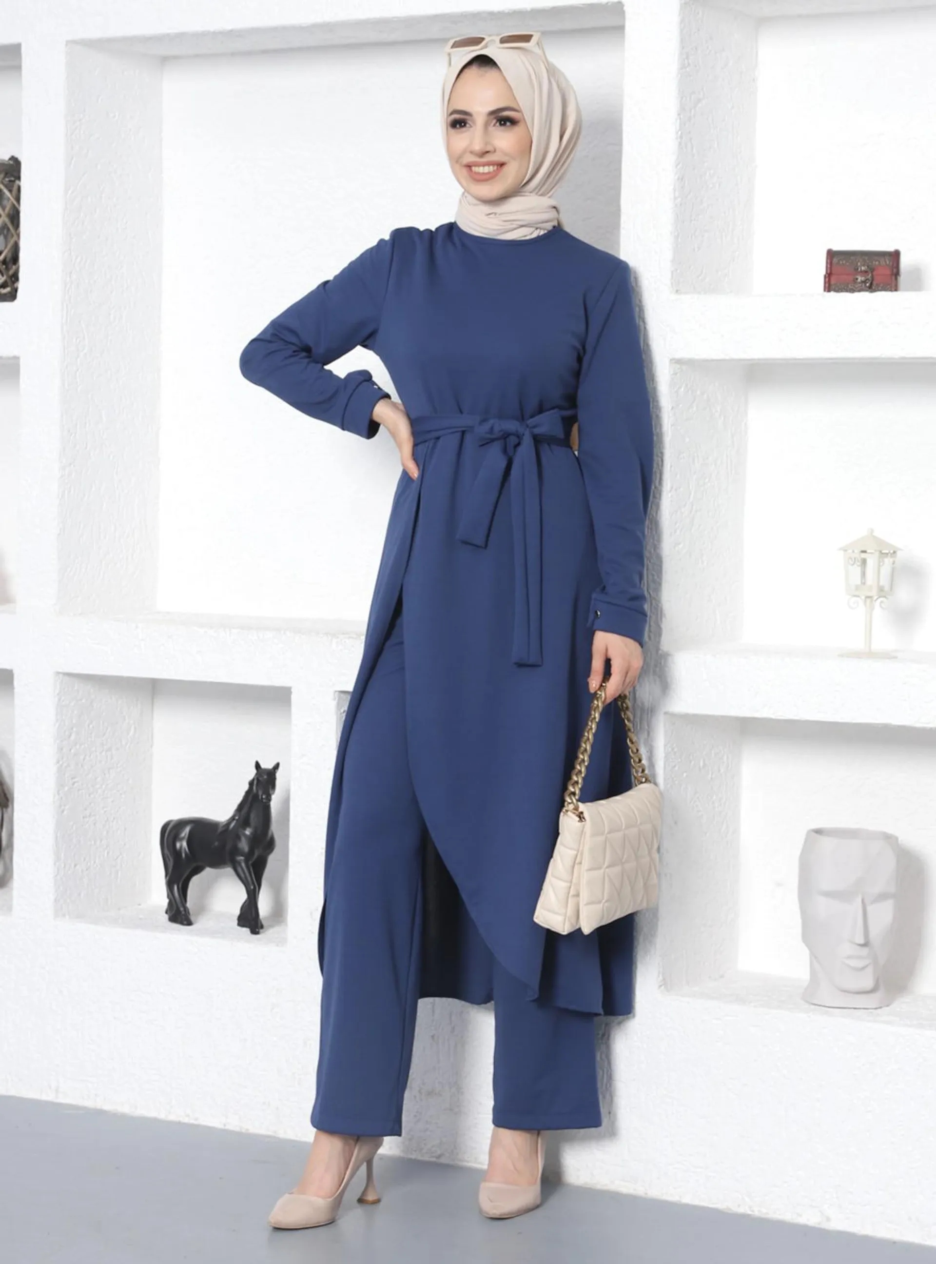Tunic&Pants Co-Ord Indigo