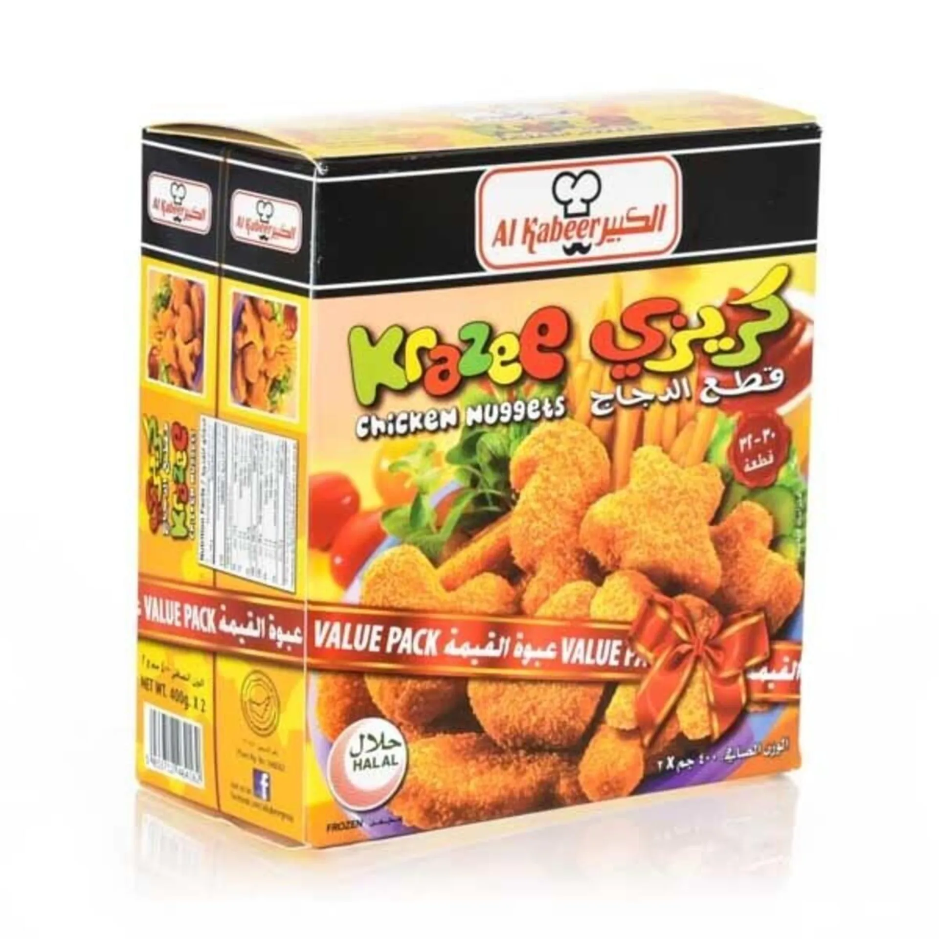 Al Kabeer Chicken Nuggets Krazee 2 x 400 g