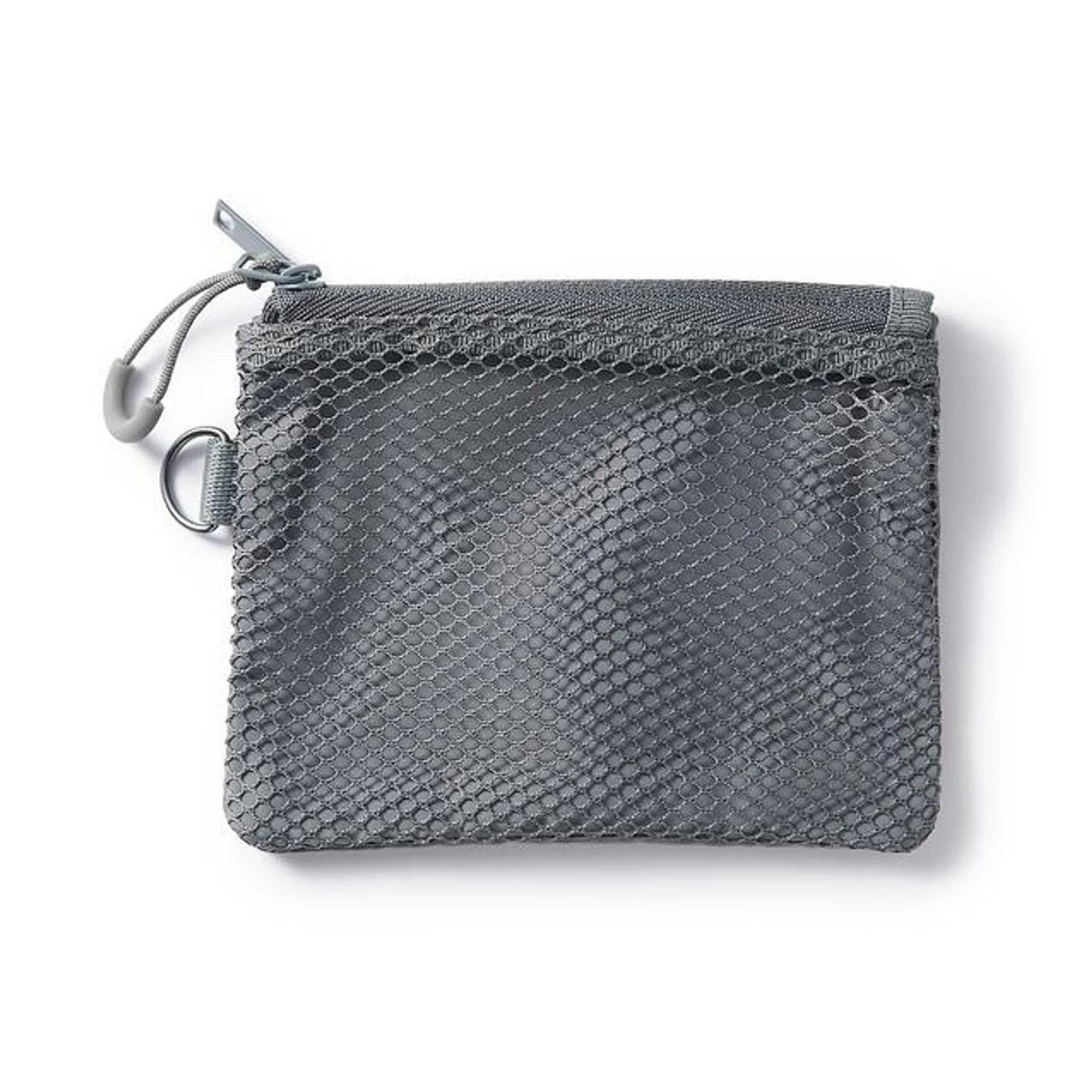 Polyester Two Zipper Case , S , Grey