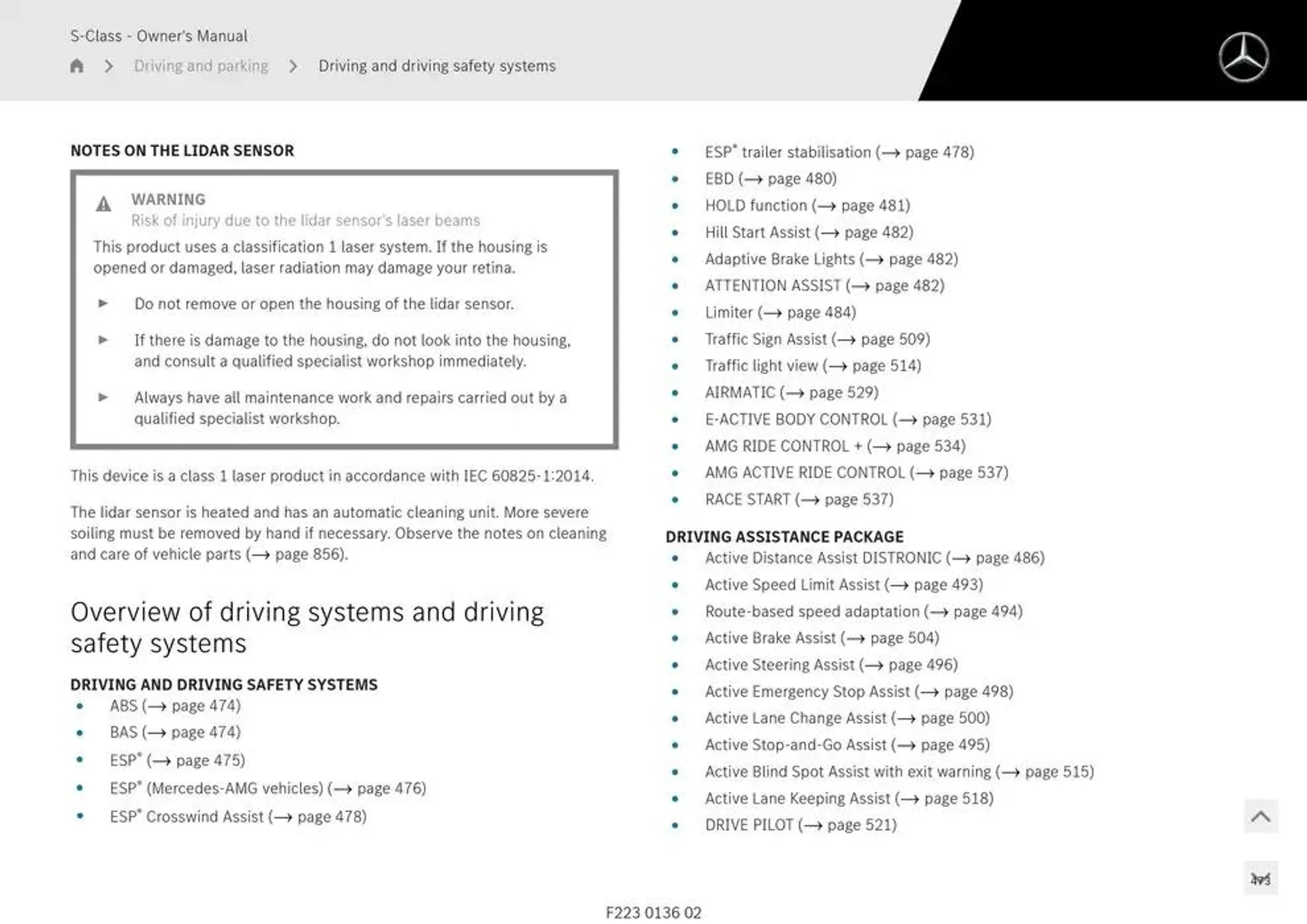 S-Class Saloon Long from 14 January to 30 April 2025 - Offers page 360