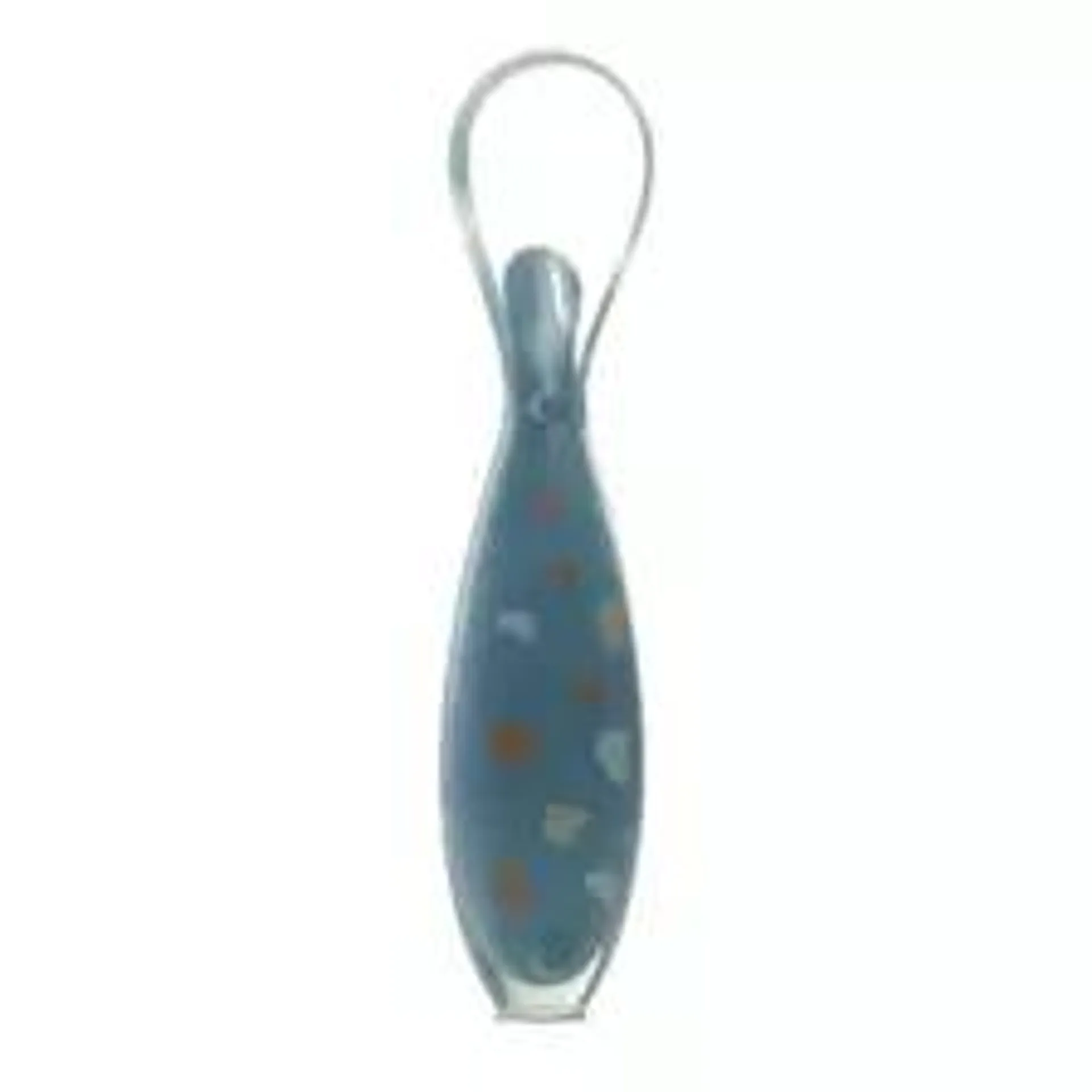 Bebecom Suction Silicone Small Baby Spoon-Blue Color- YD510