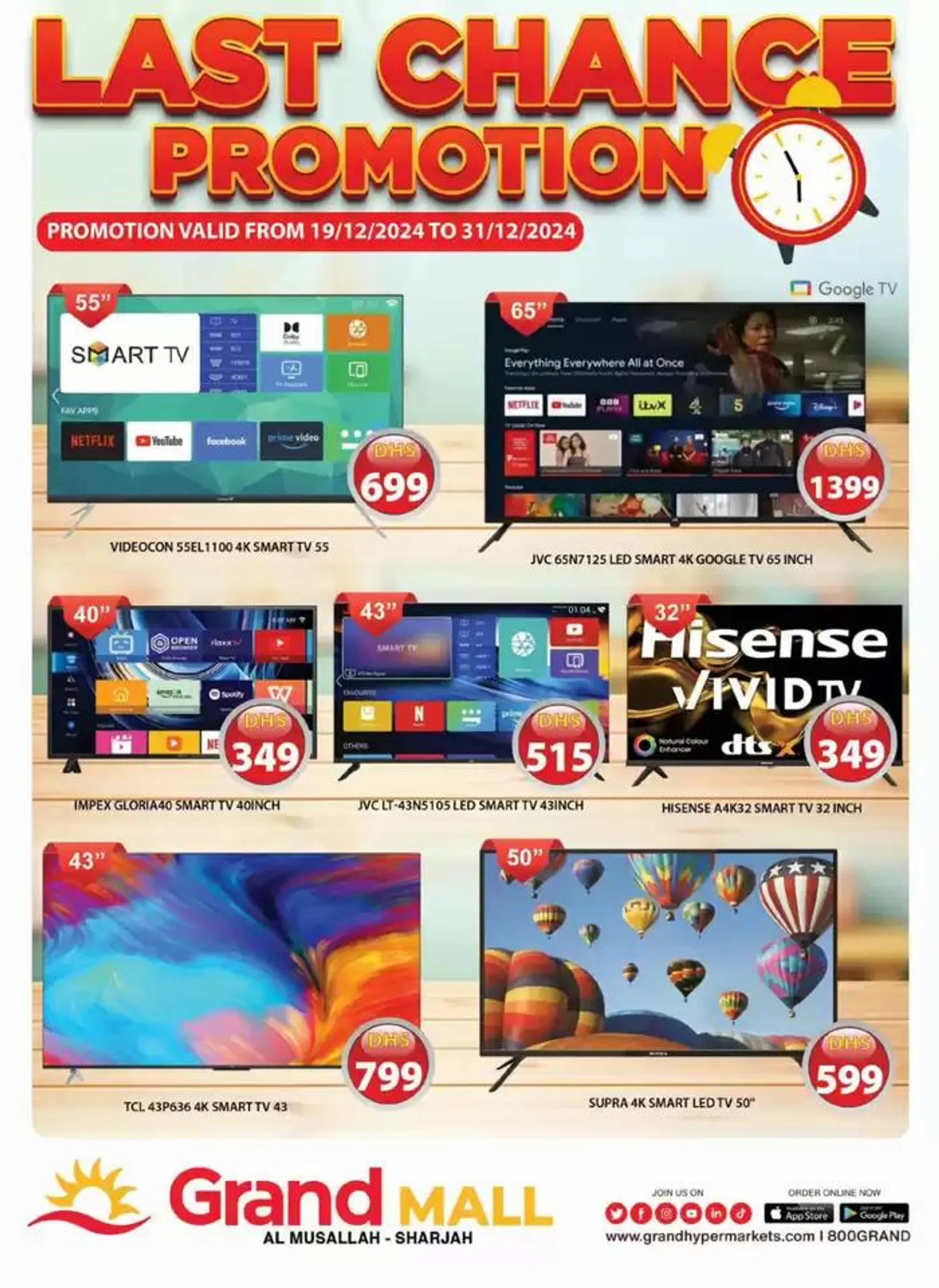 Last Chance Promotion - Grand Mall Sharjah from 20 December to 31 December 2024 - Offers page 4