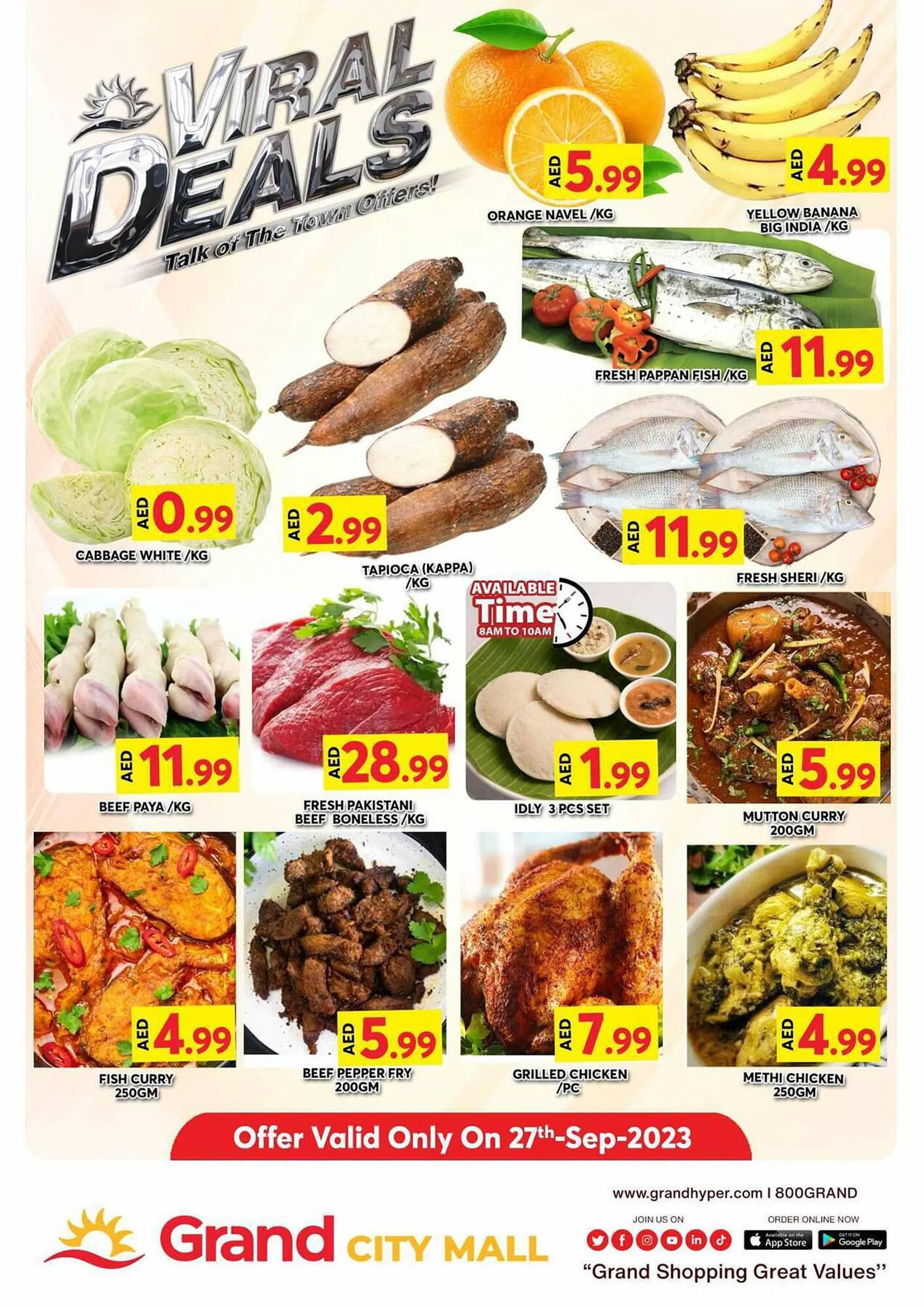 Grand Hyper Market catalogue from 27 September to 3 October 2023 - Offers page 1