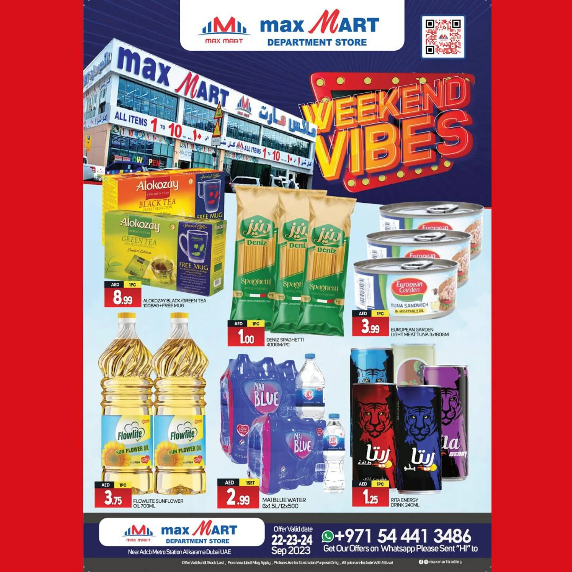 Max Mart catalogue from 22 September to 24 September 2023 - Offers page 1