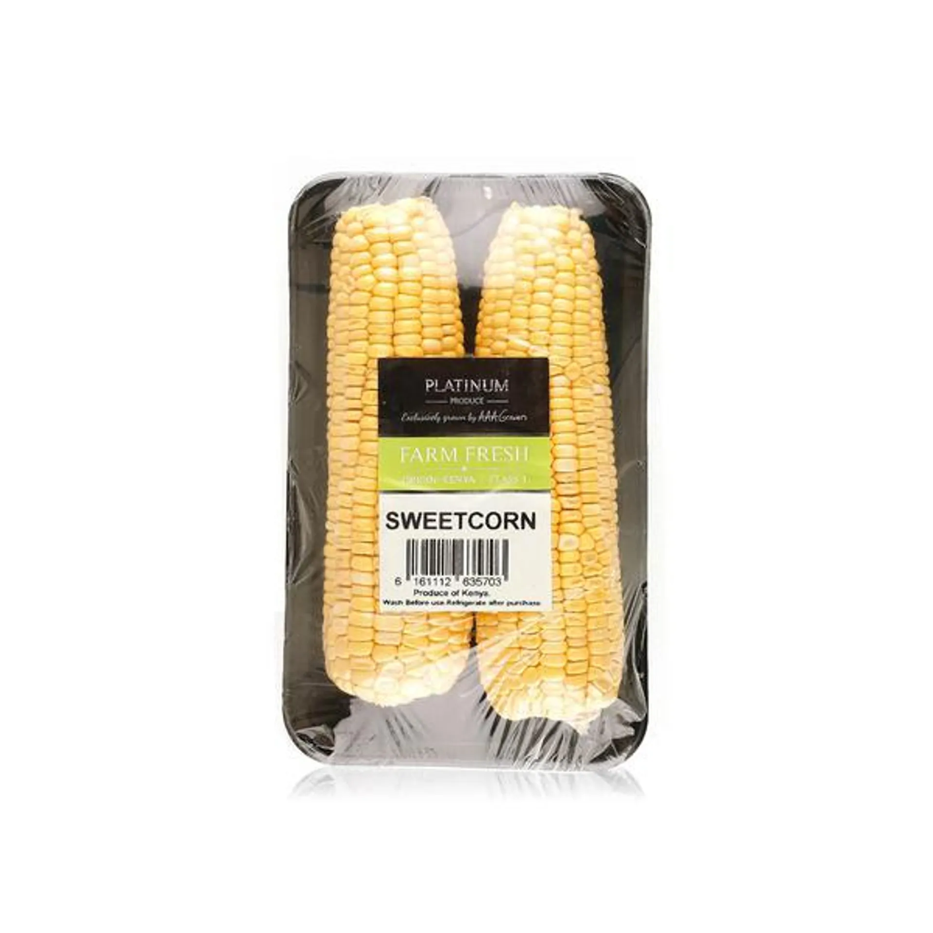 Farm fresh twin pack sweetcorn