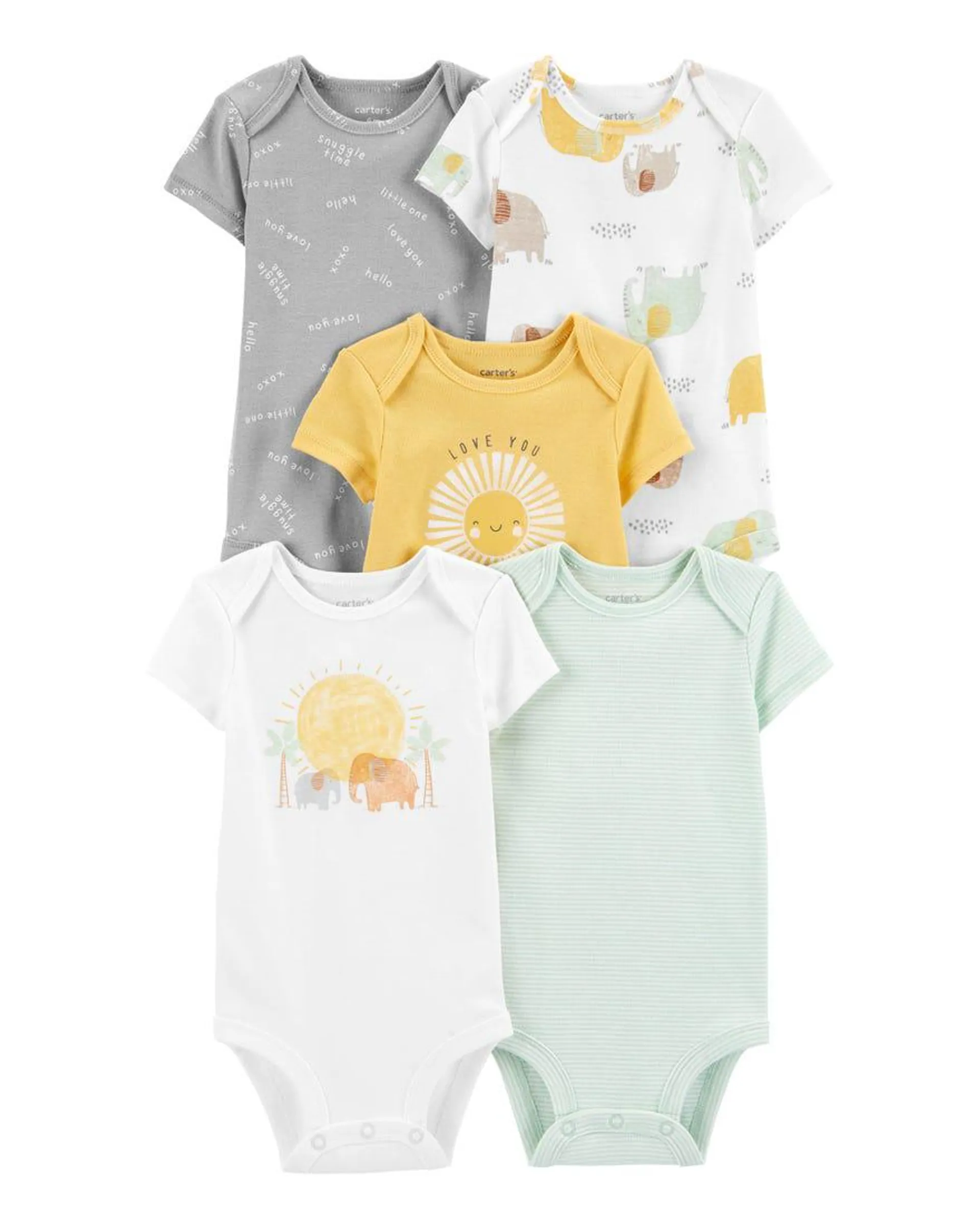 5-Pack Short-Sleeve Original Bodysuits