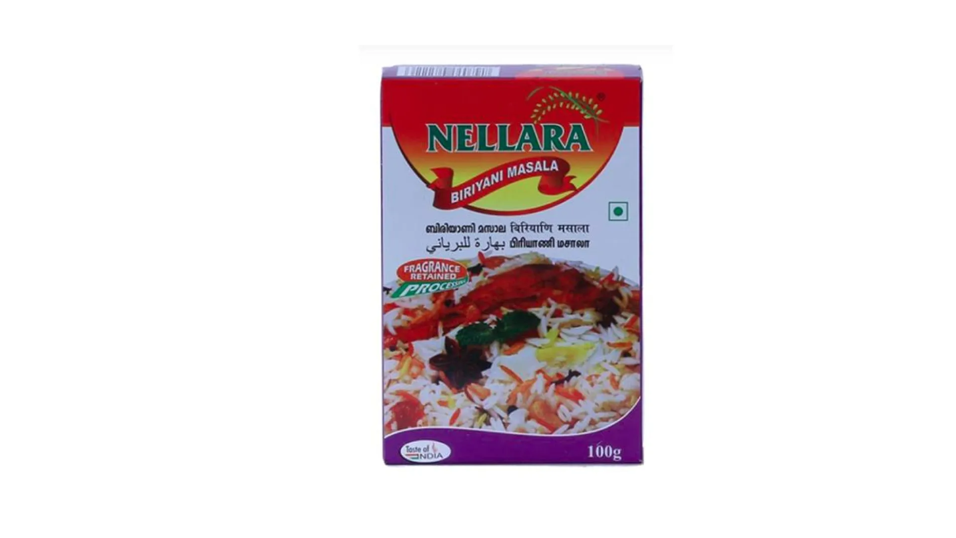 NELLARA MASALA BIRYANI 100GM