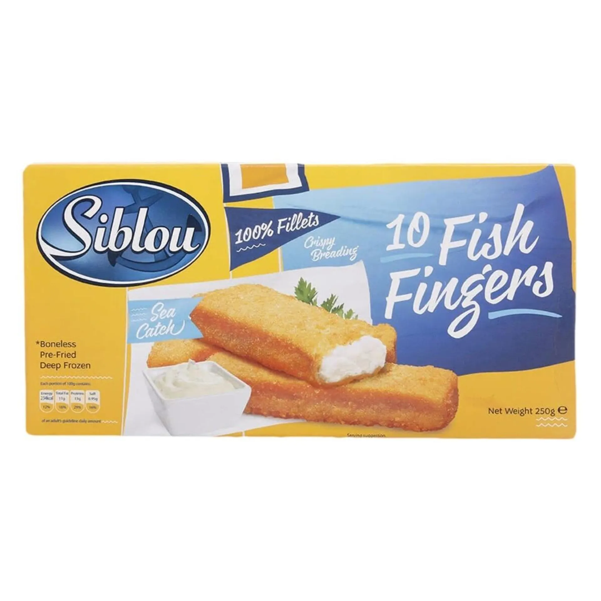 Siblou Fish Fingers 250 g 10s