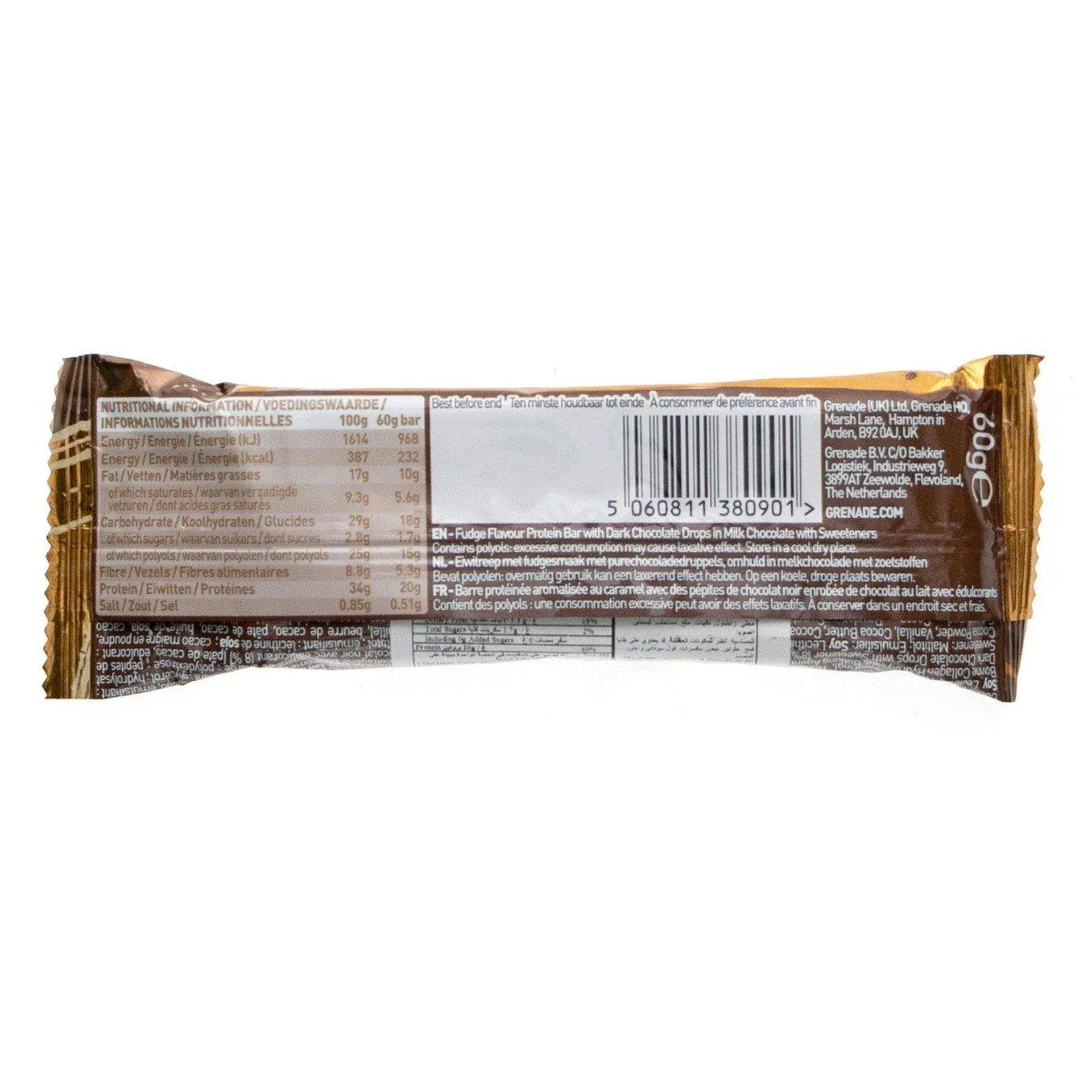 Grenade Carb Killa Fudge Up Protein Bar 60 g