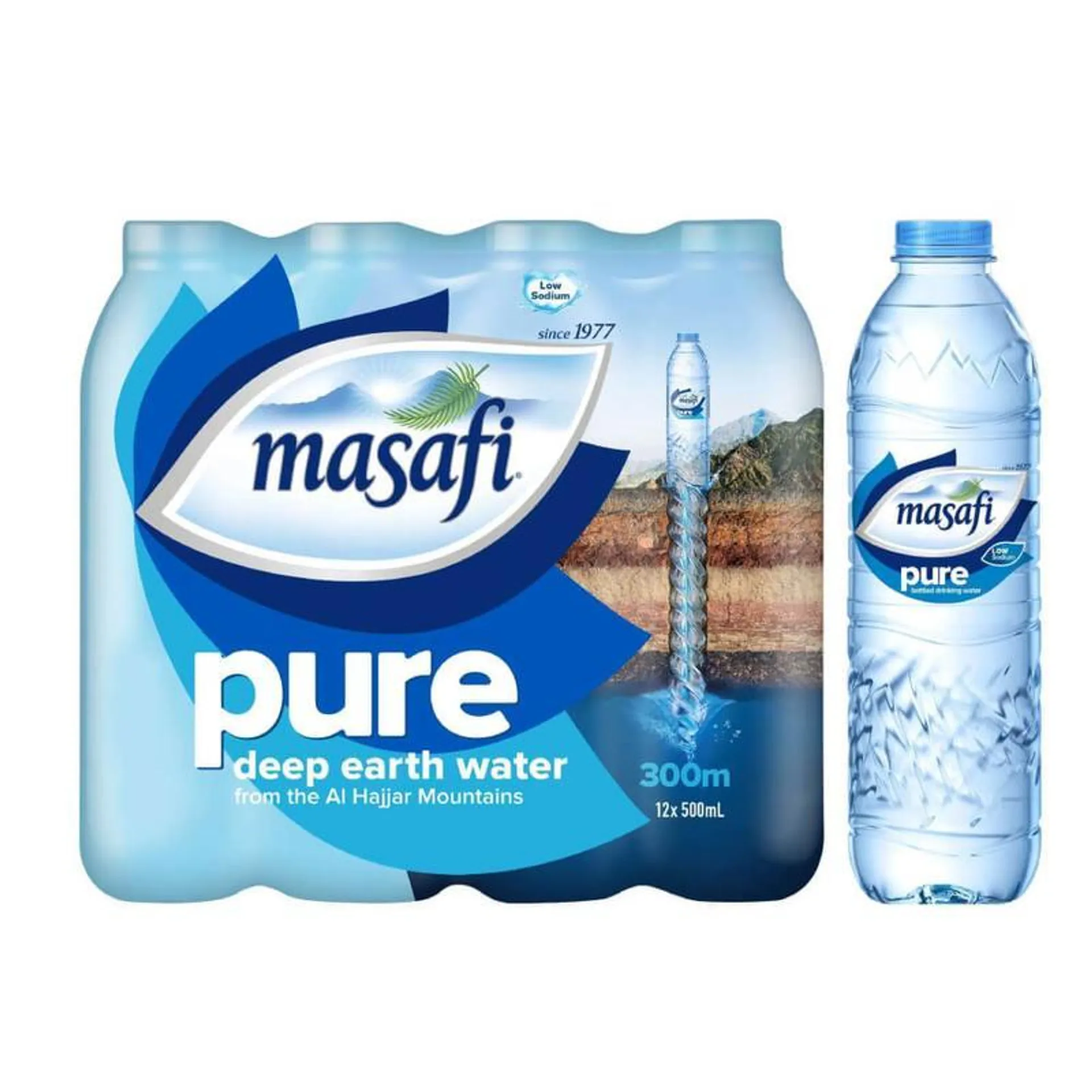 Masafi Pure Mineral Water 12x500ml