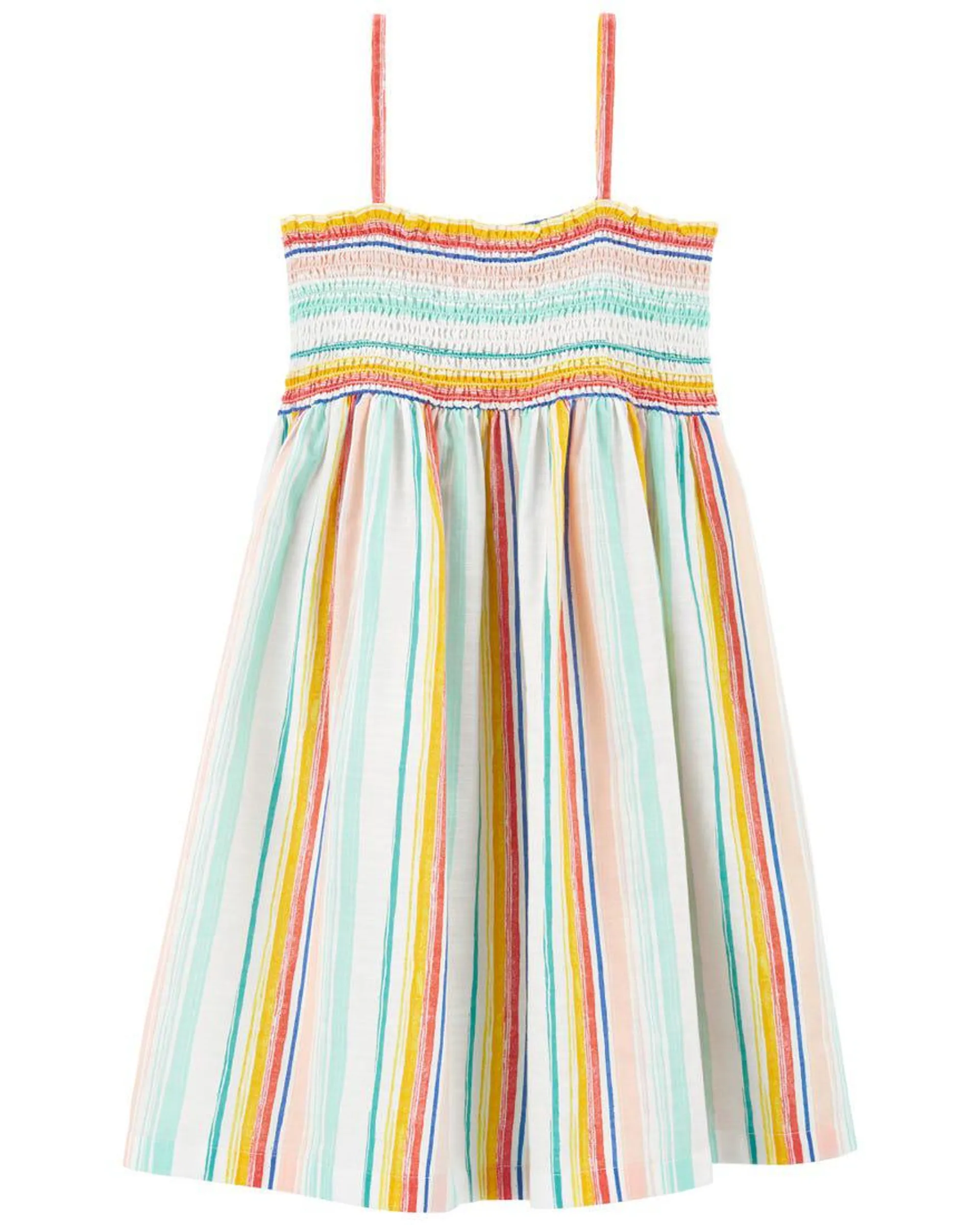Striped Smocked Sundress