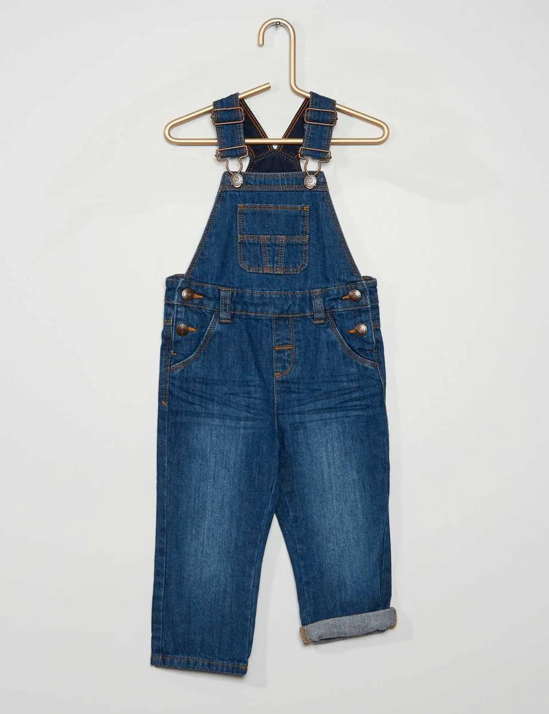 Denim dungarees