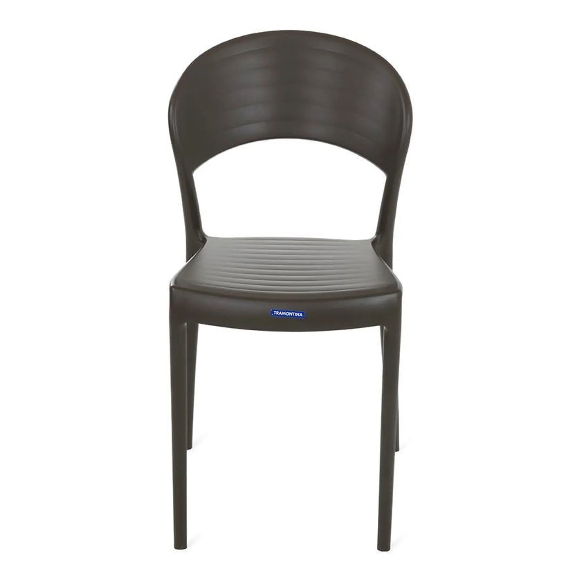 Sissy Solid Backrest Chair, Black