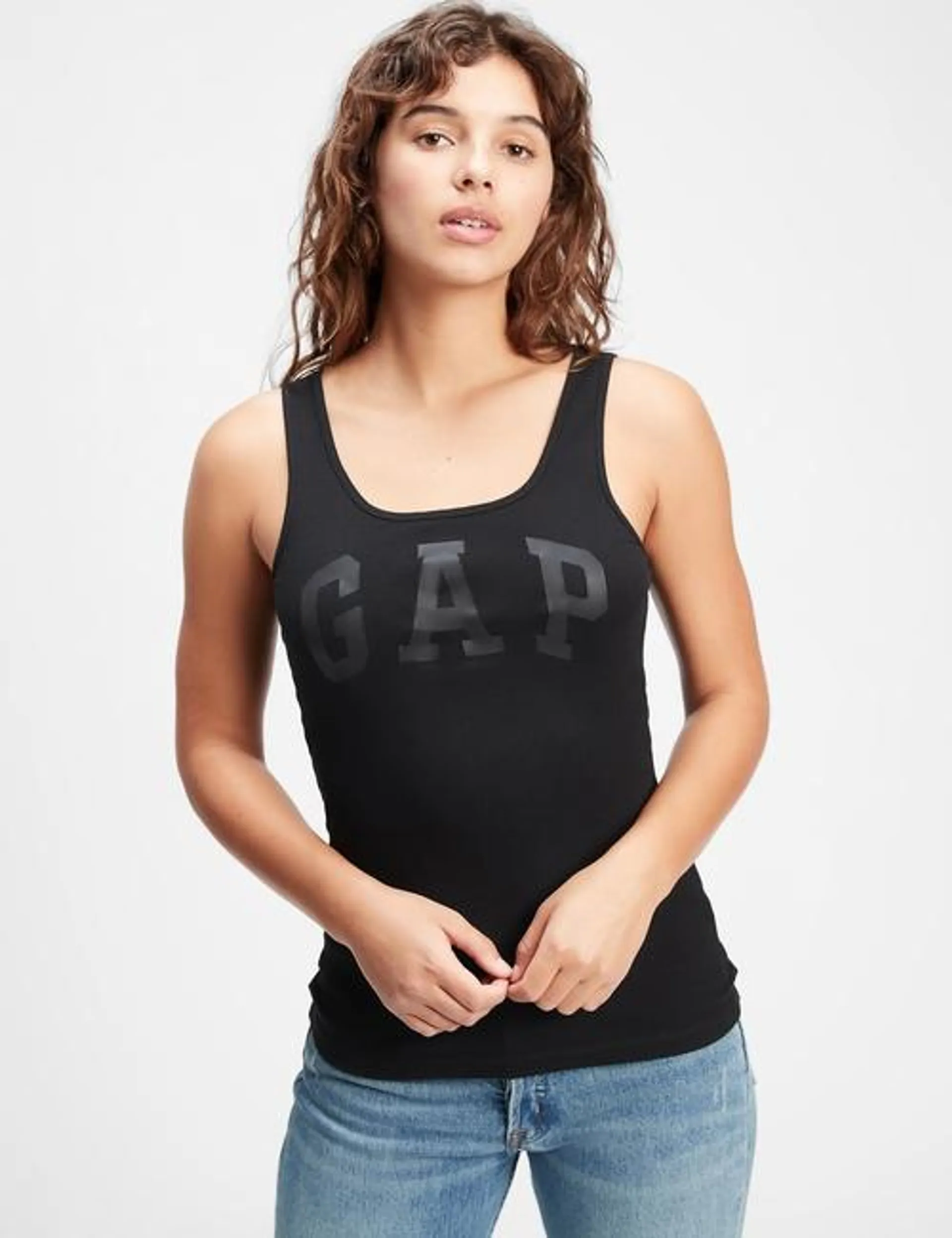 Gap Logo Ribbed Tank Top