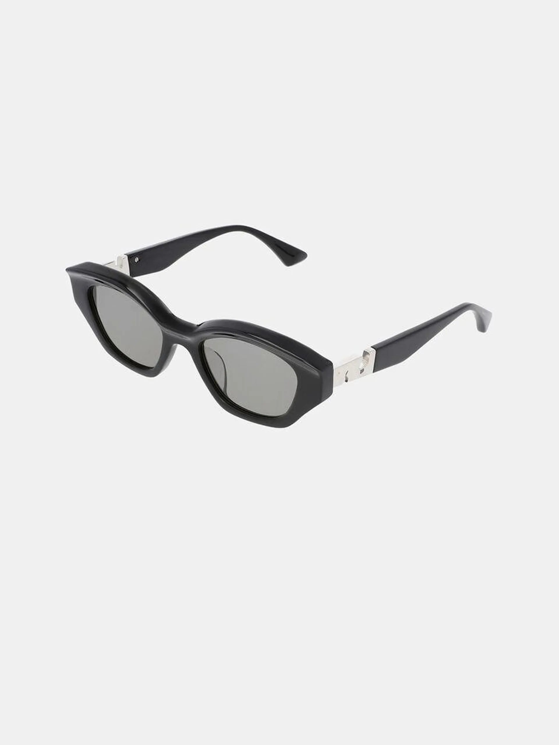 Recycled Acetate Sculptural Cat-Eye Sunglasses