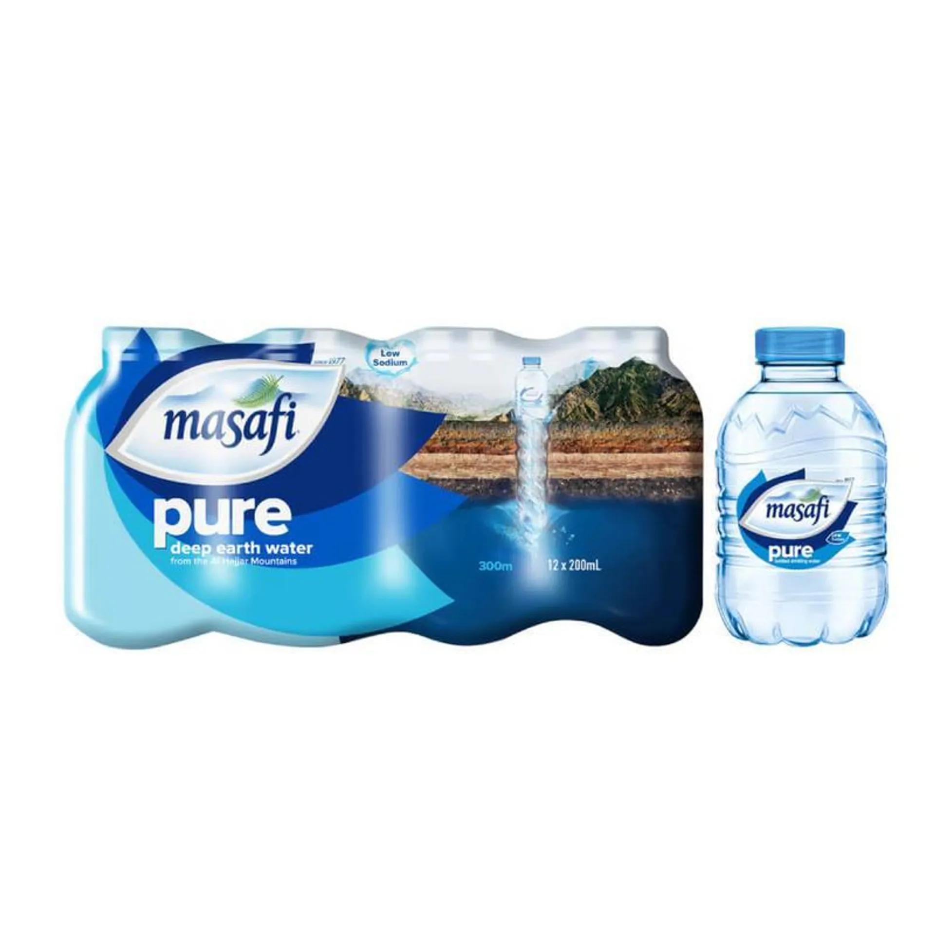 Masafi Pure Mineral Water 12x200ml