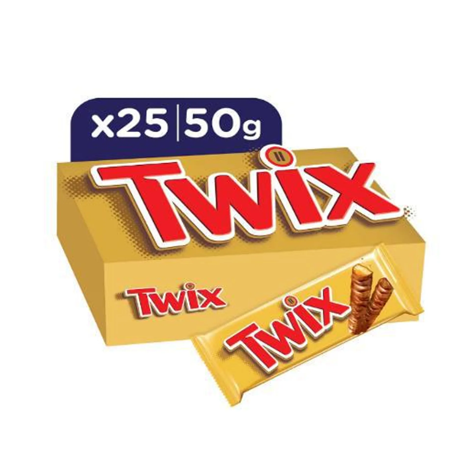 Twix Chocolate 50gm × 25pc 25 PC