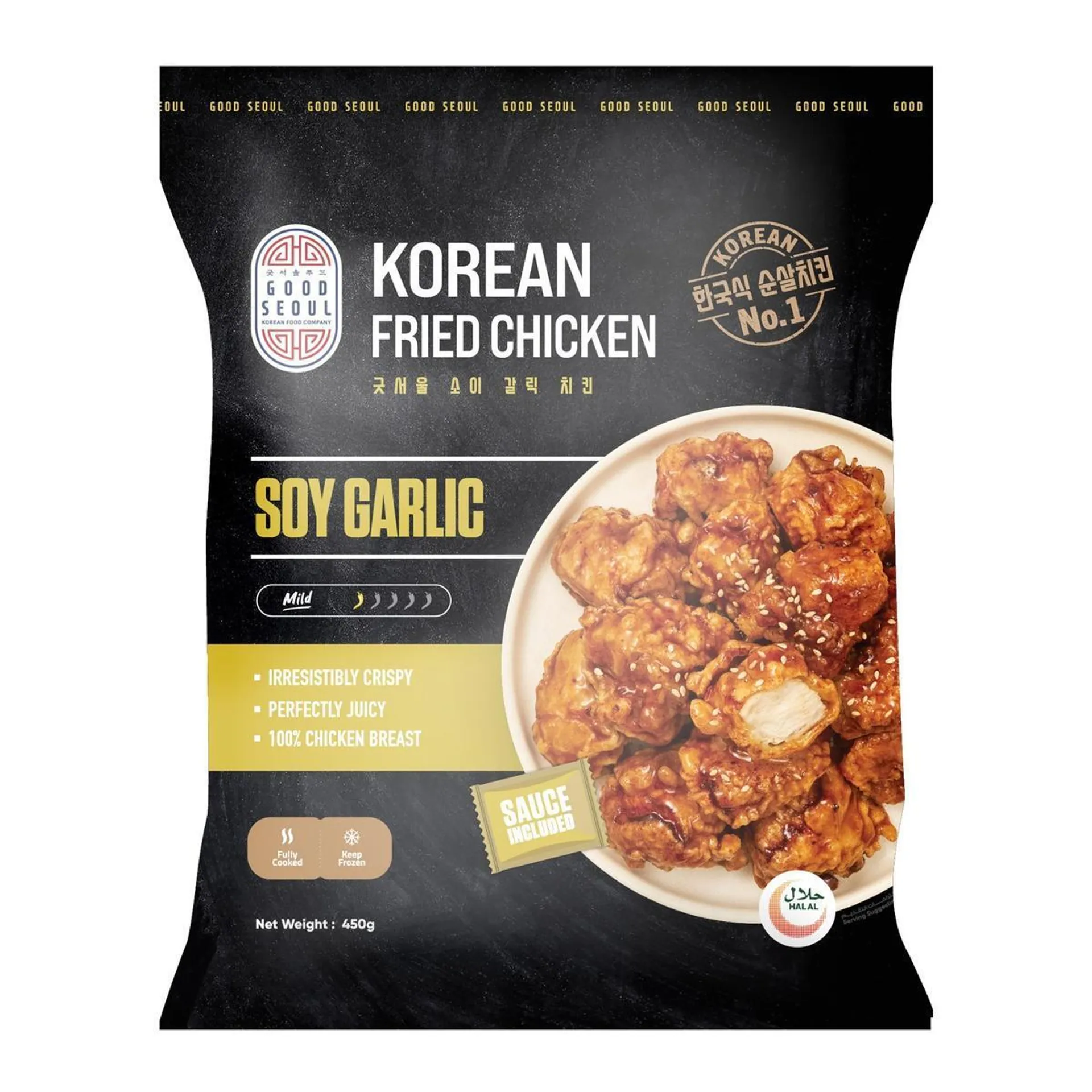 Good Seoul Fried Chicken Soy Garlic 450 g