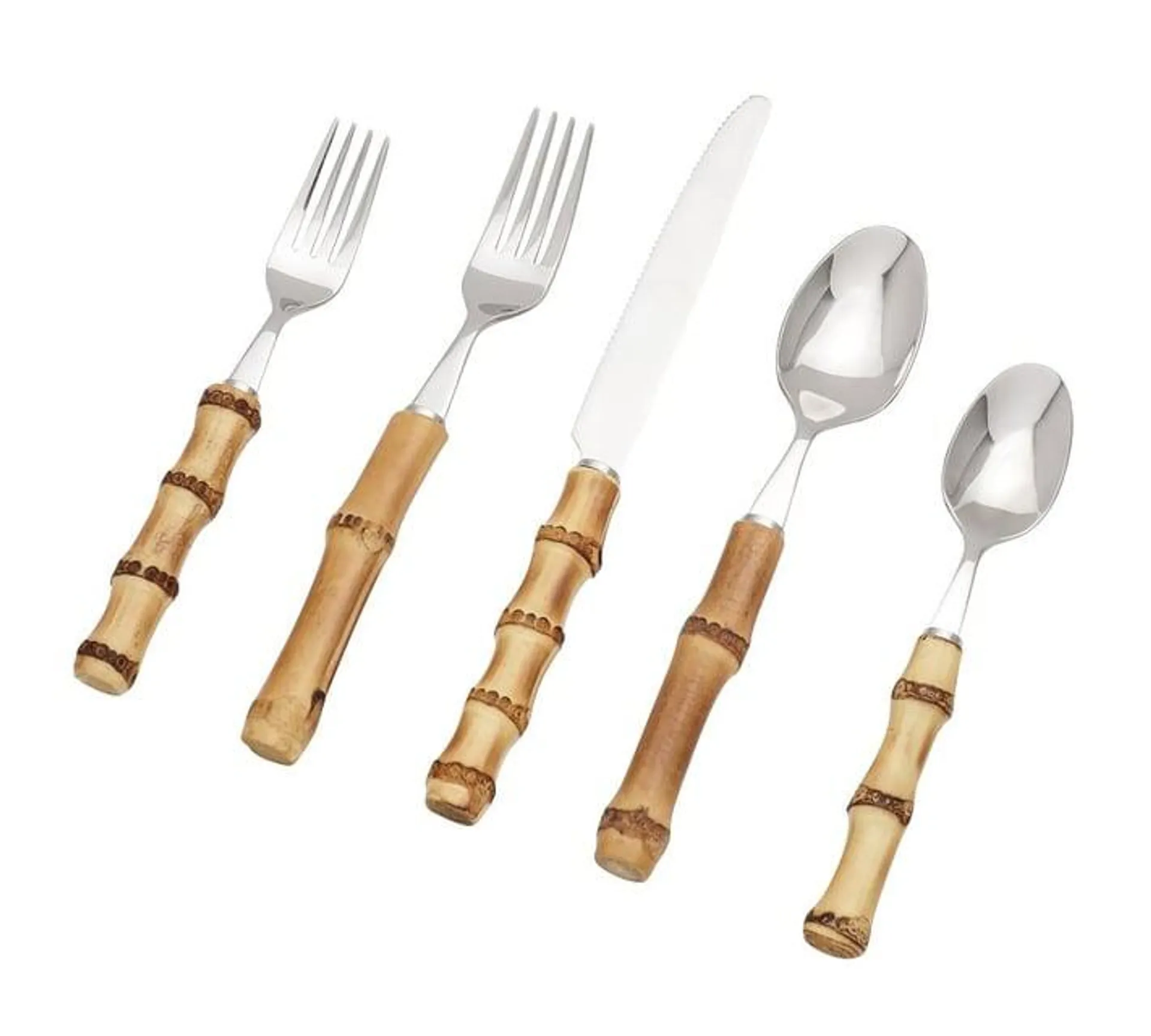 Natural Bamboo Flatware