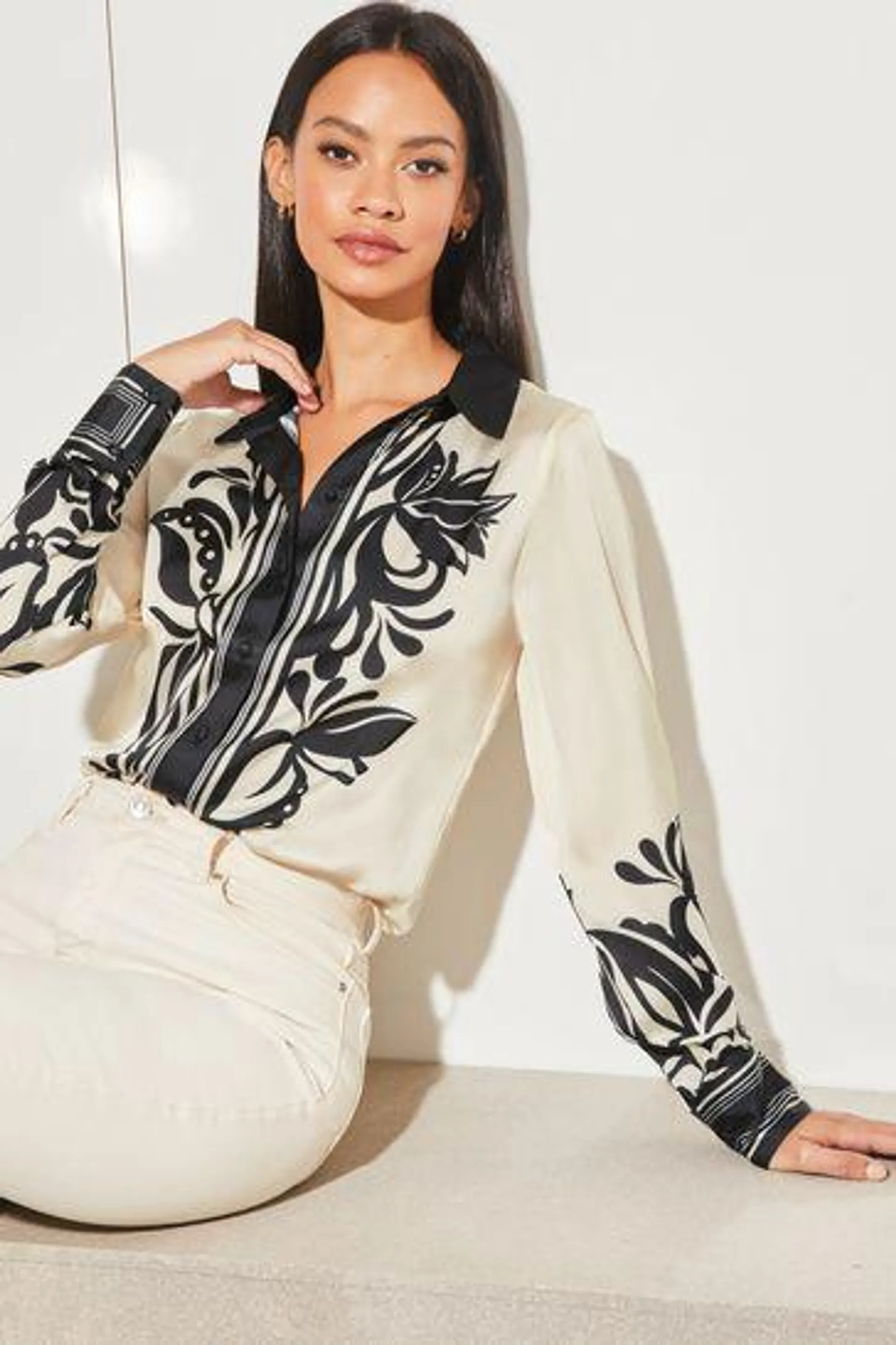 Lipsy Collared Button Through Shirt