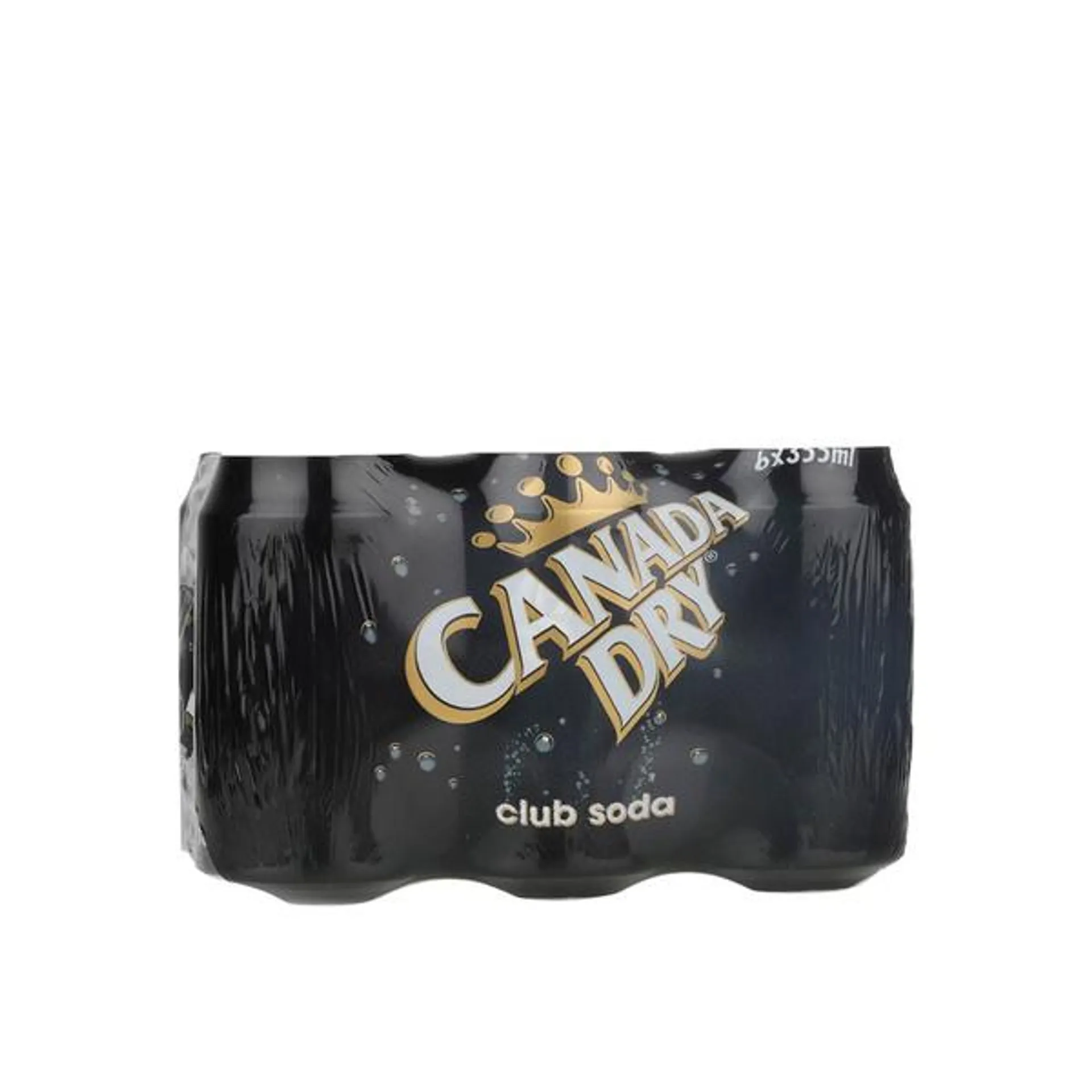 CANADA DRY CLUB SODA CAN 6X355ml