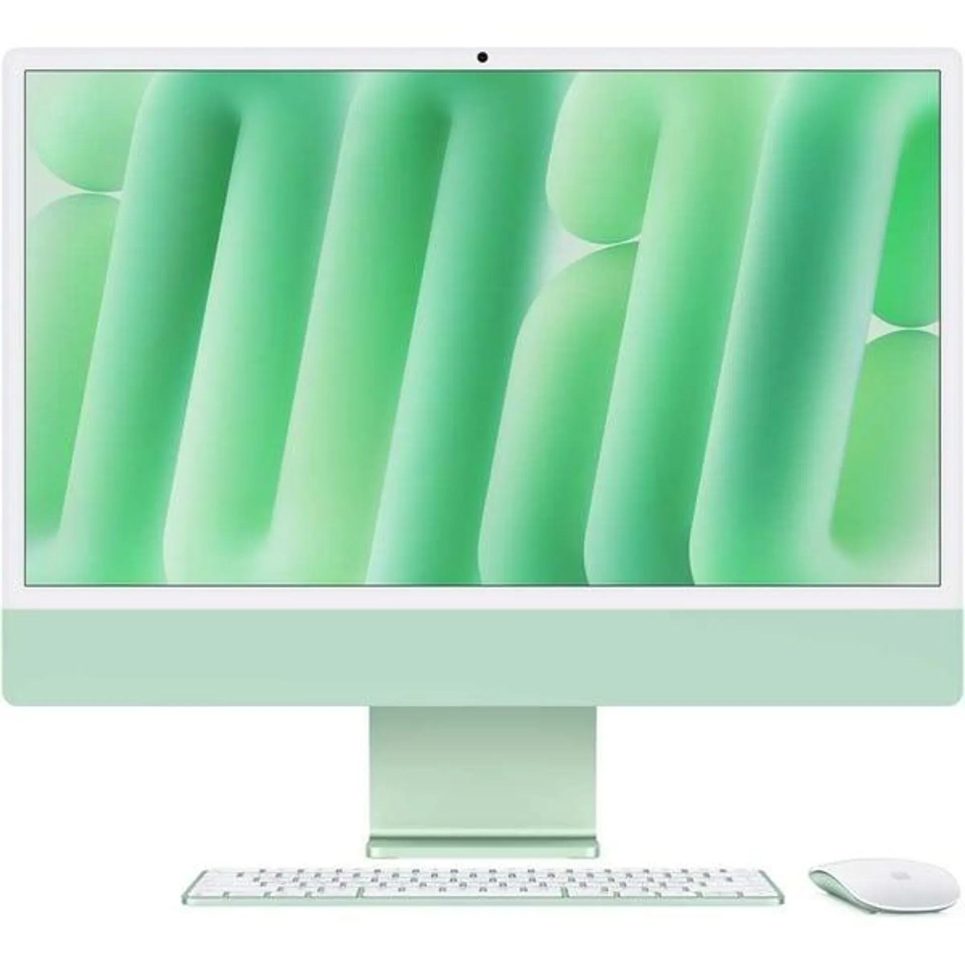 Apple iMac 24-inch (2024) – M4 with 10-Core CPU / 16GB RAM / 512GB SSD / 10-core GPU / macOS Sequoia / English Keyboard / Green / Middle East Version – Pre-order