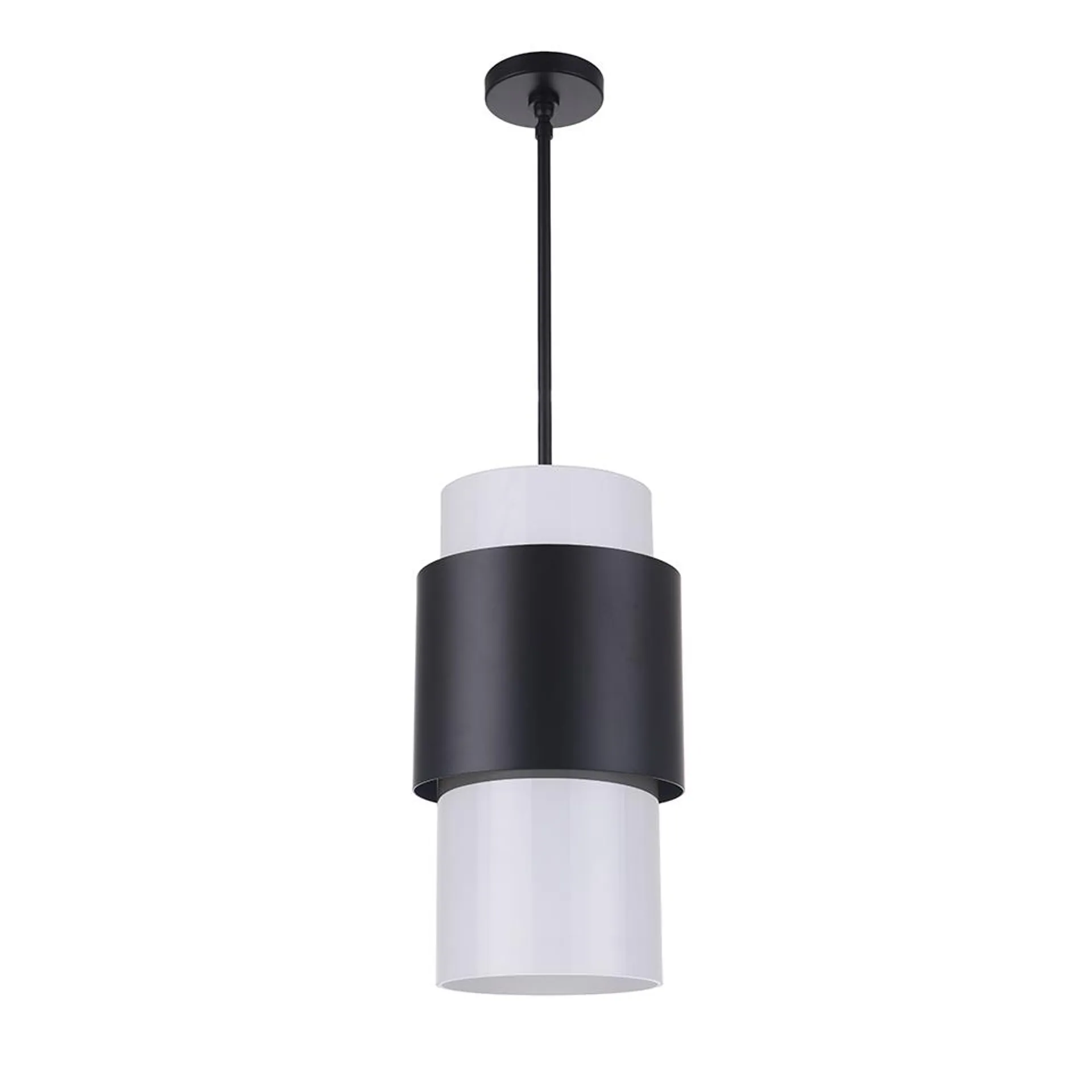 Jupiter II 1 Light Pendant - Black