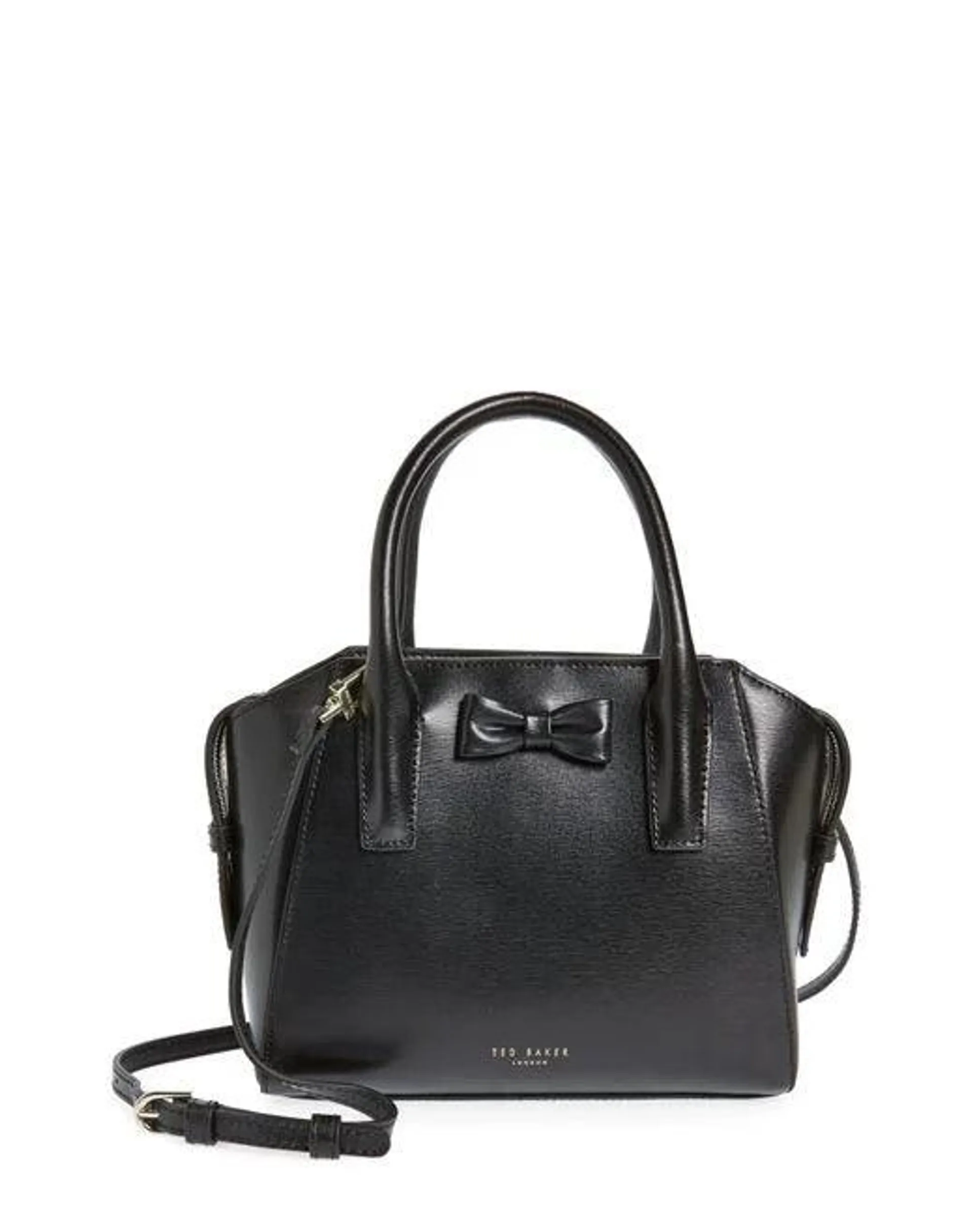 Baelini Bow Detail Small Tote Bag Black