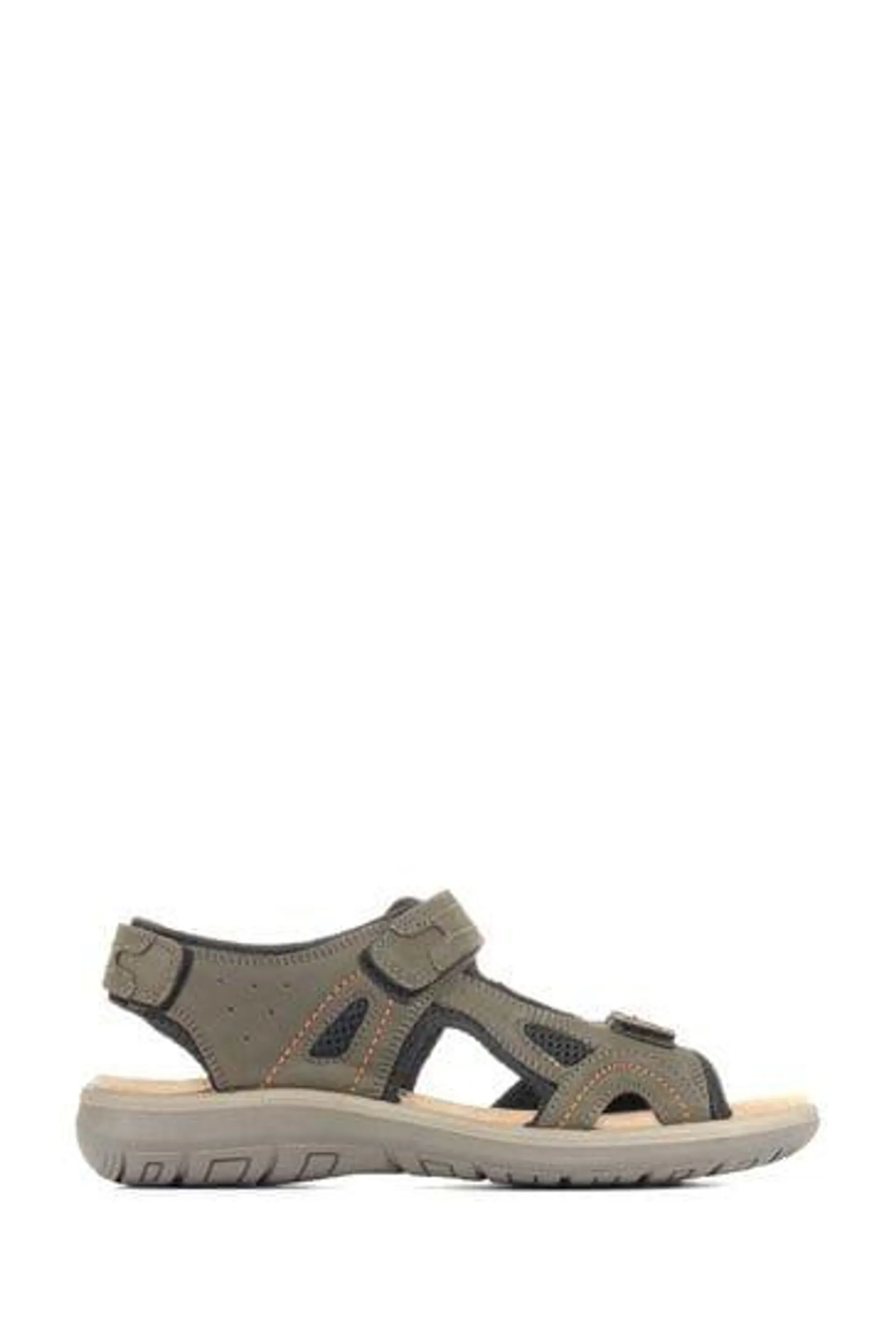 Pavers Green Adjustable Touch Fasten Sandals