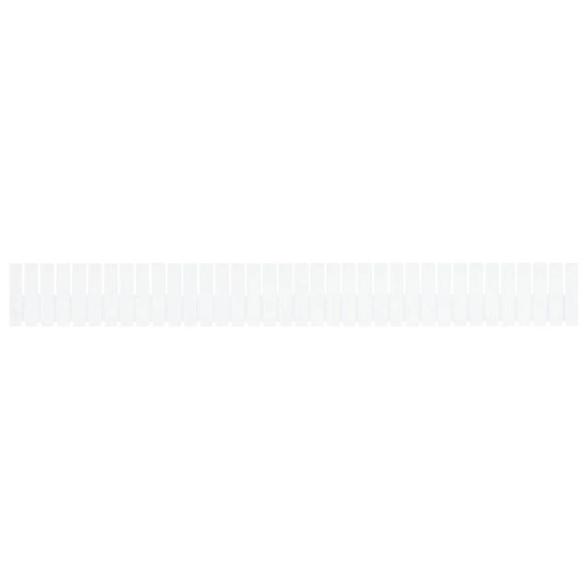 Polystylene Partition Plate, W 36 x D 0.2 x H 4 cm, S, Neutral