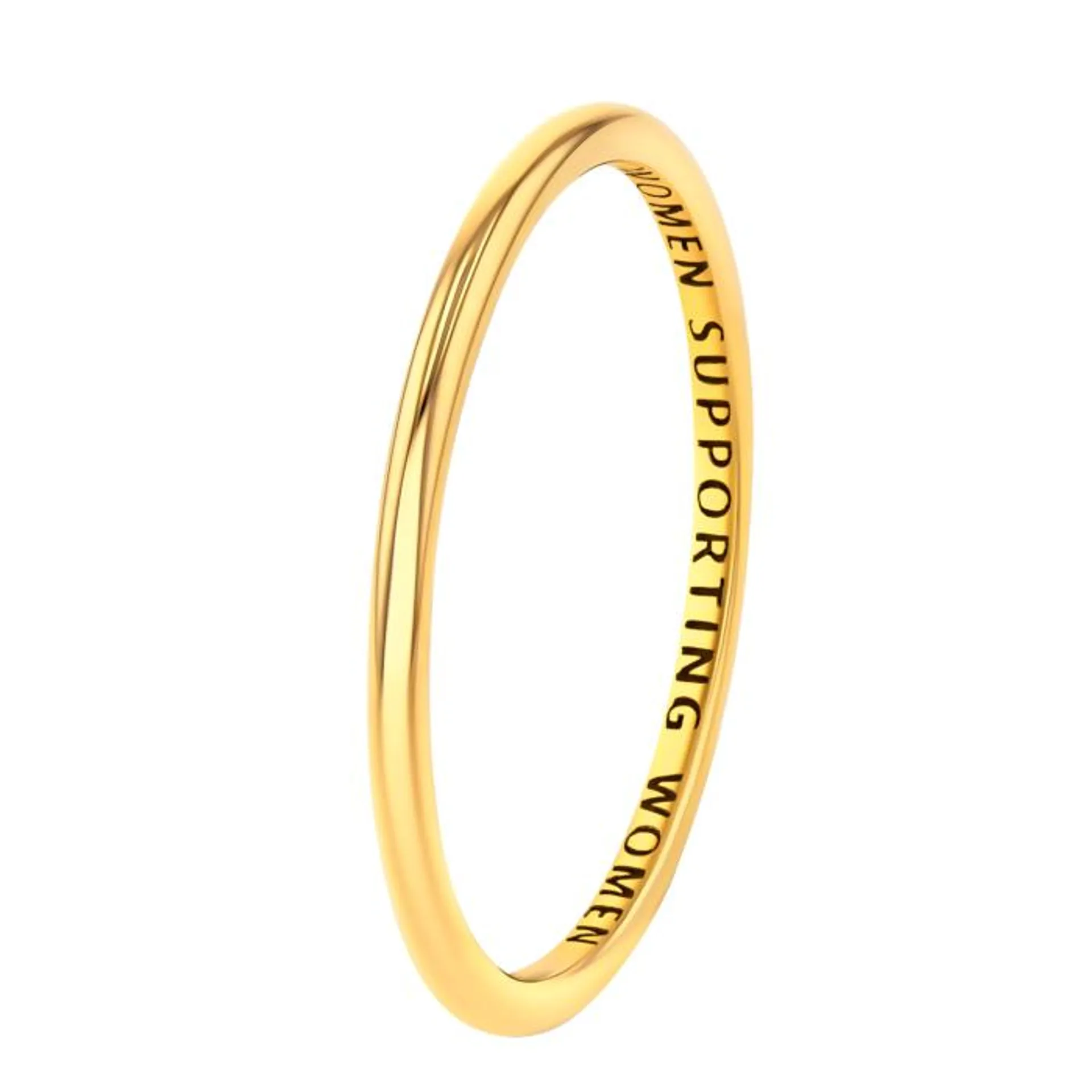 Giulia Stackable 18K Yellow Gold Ring Size 12